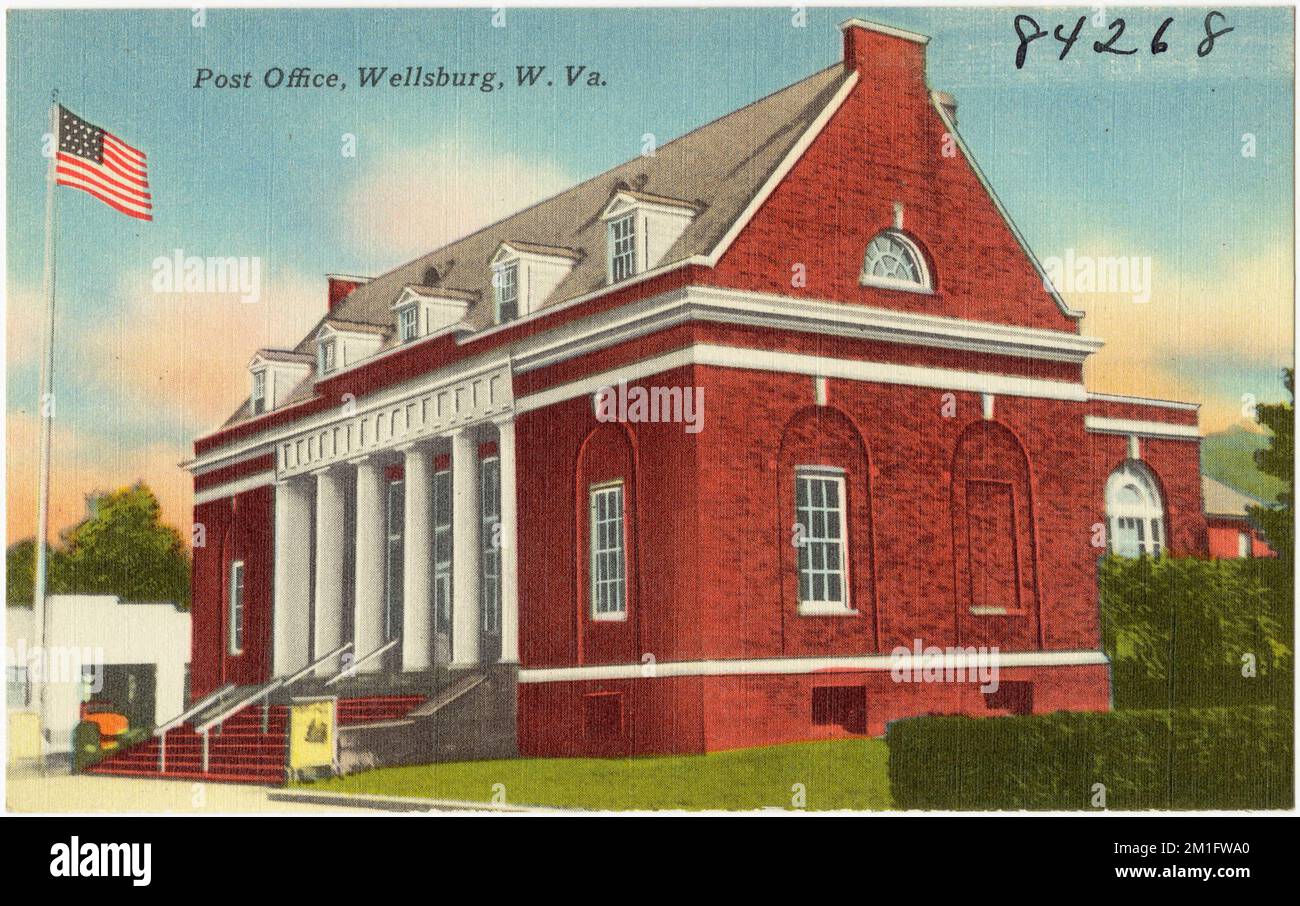 Post office, Wellsburg, W. Va. , Post offices, Tichnor Brothers