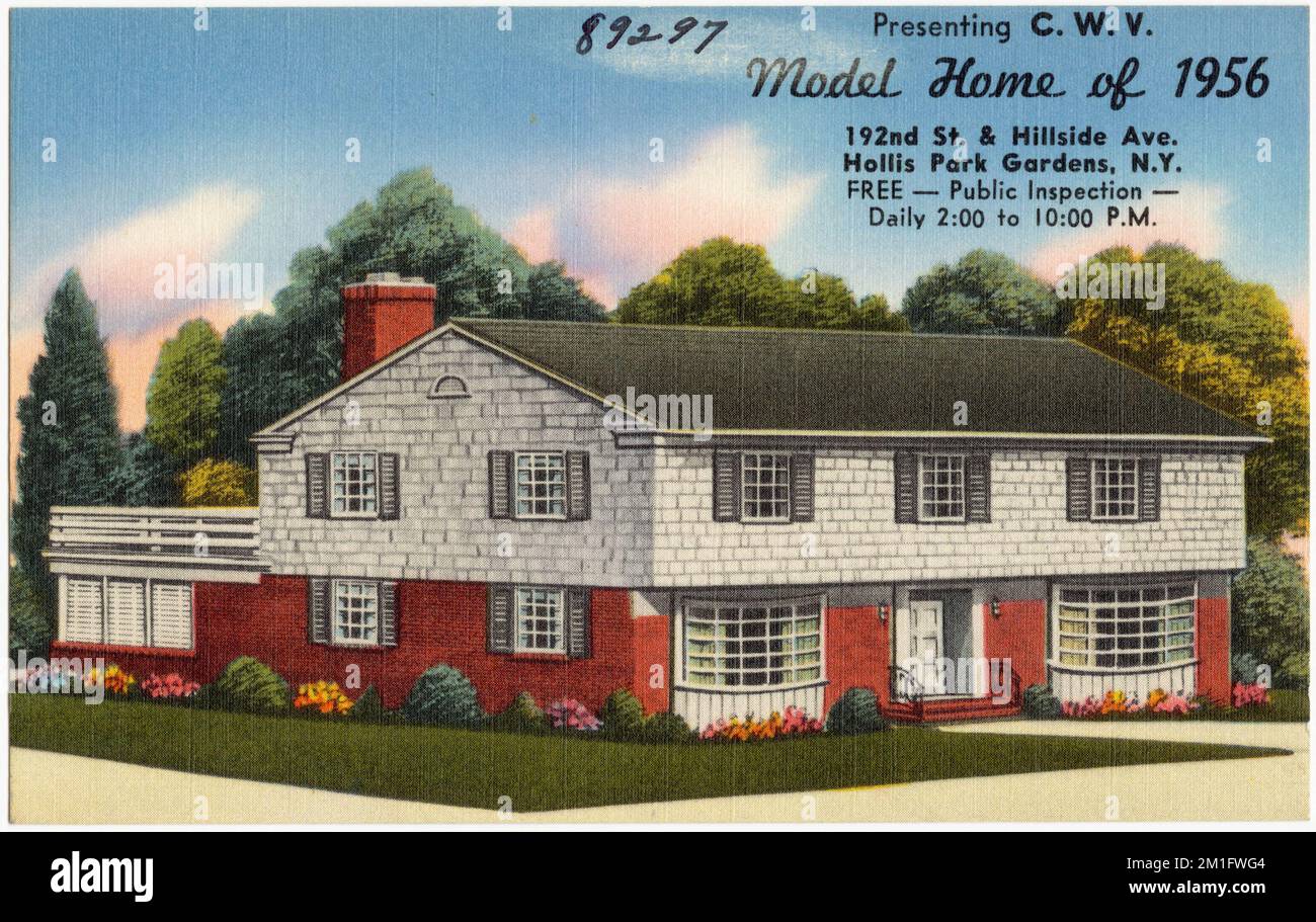 Presenting C. W. V. Model Home of 1956. 192nd St. & Hillside Ave