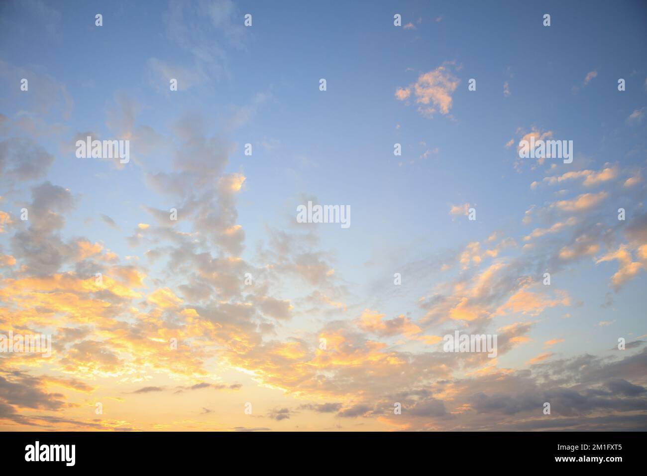 Abstract sunset sky with clouds nature background Stock Photo - Alamy