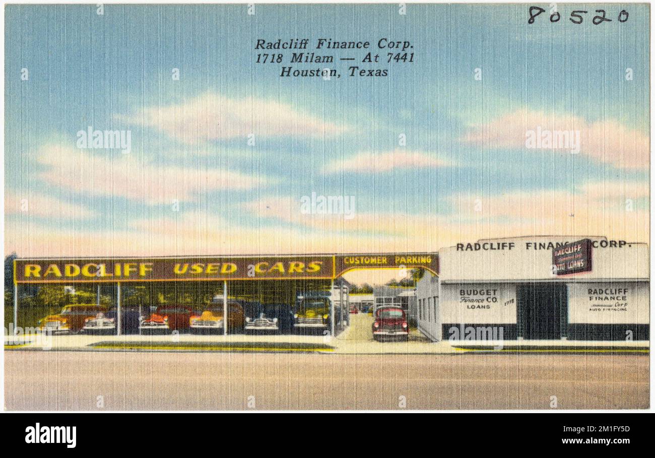 Radcliff Finance Corp., 1718 Milam At 7441, Houston, Texas