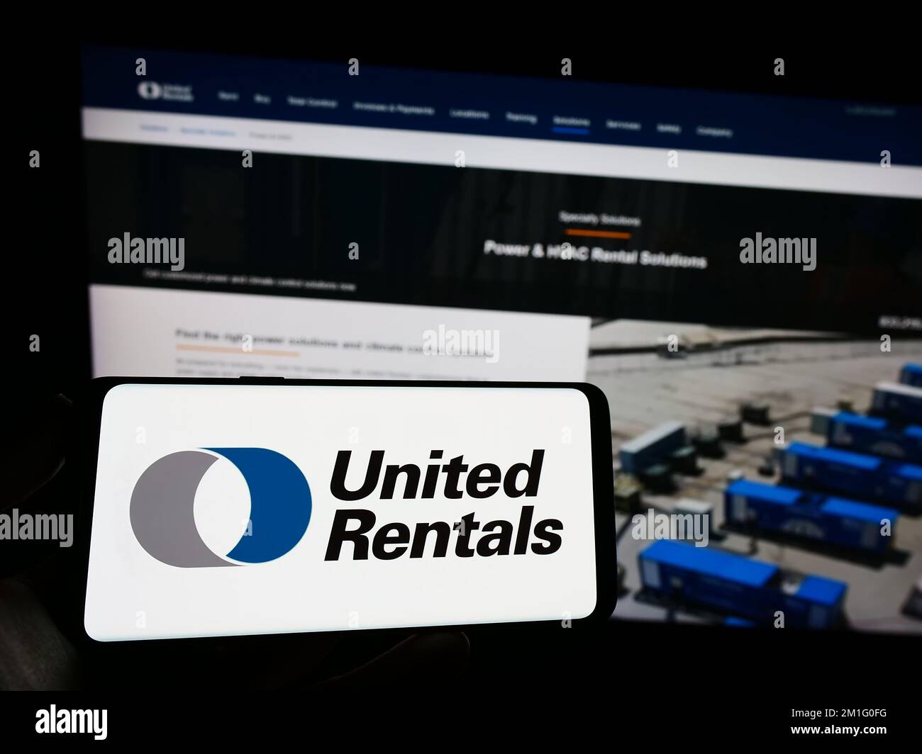 United rentals logo hi-res stock photography and images - Alamy