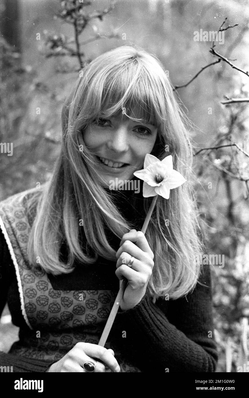 Actress Alison Steadman 1975 Stock Photo