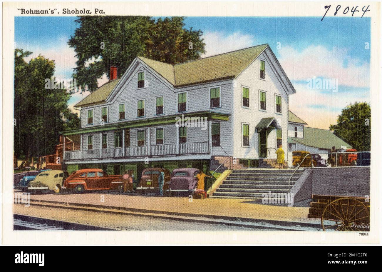 'Rohman's', Shohola, Pa. , Hotels, Tichnor Brothers Collection