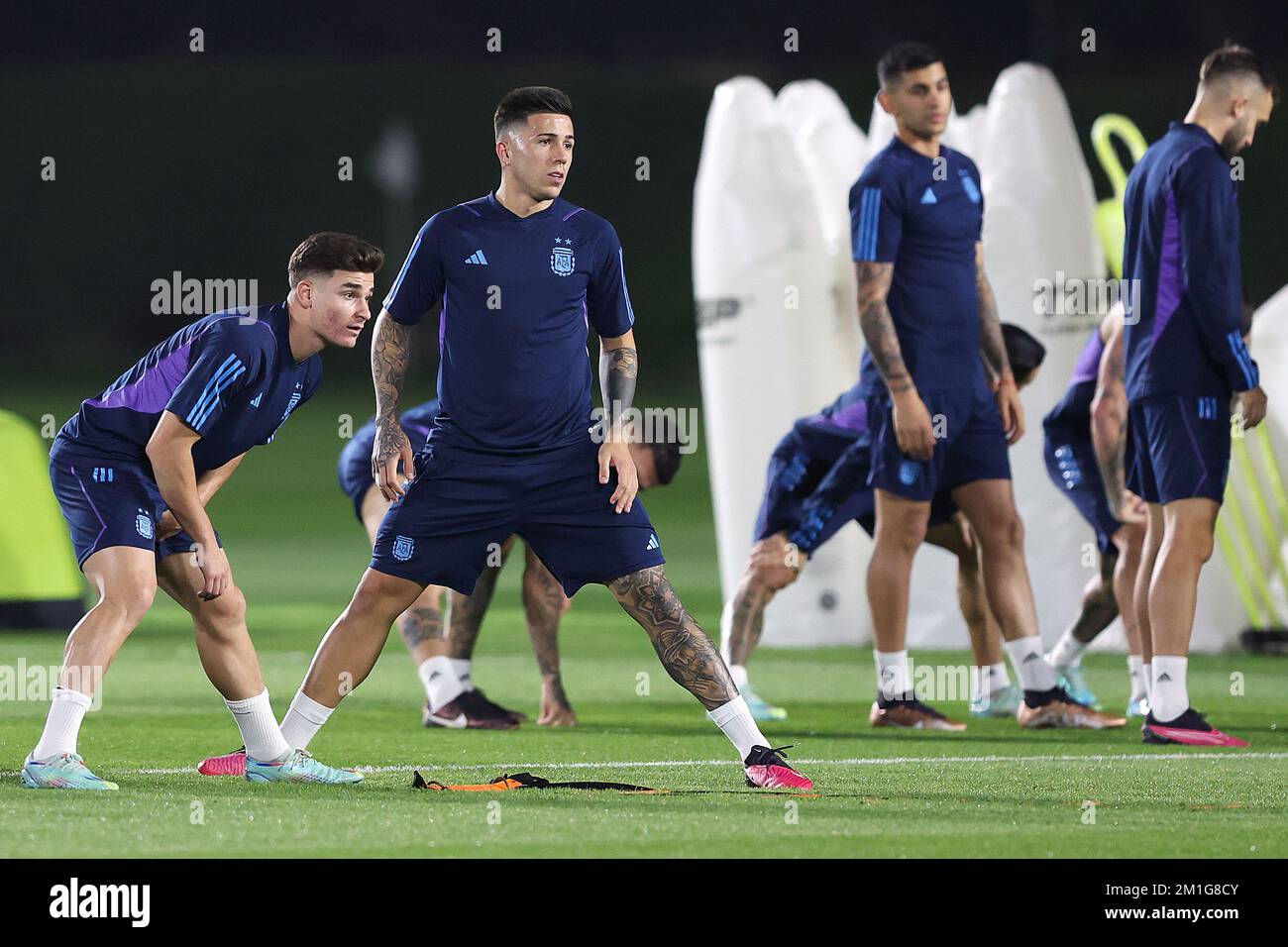 Doha, Qatar, December 12, 2022. Enzo Jeremias Fernandez during the