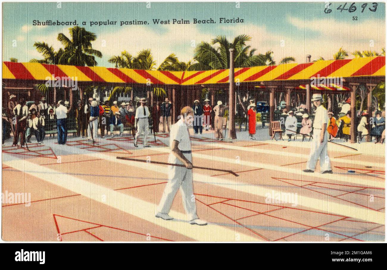 Shuffleboard, a popular pastime, West Palm Beach, Florida , Sports