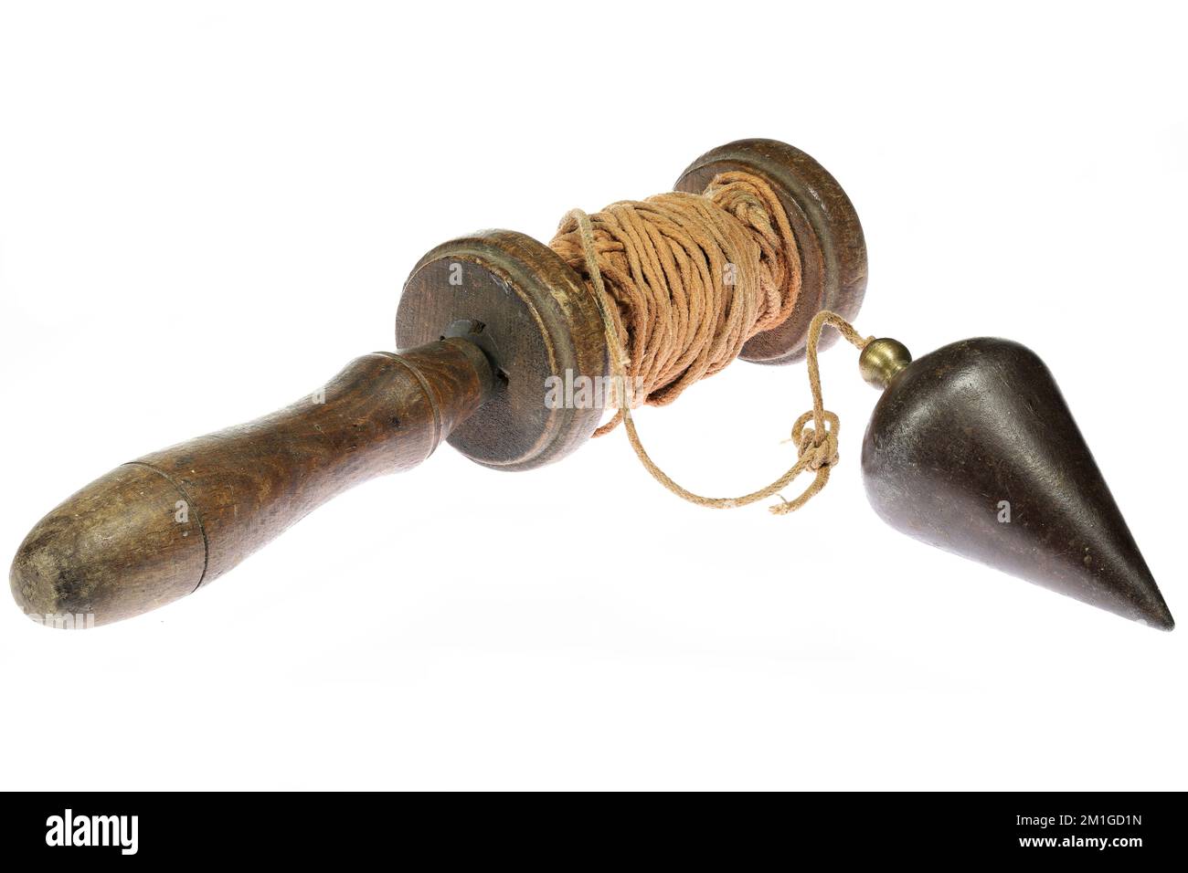 vintage plumb bob isolated on white background Stock Photo Alamy