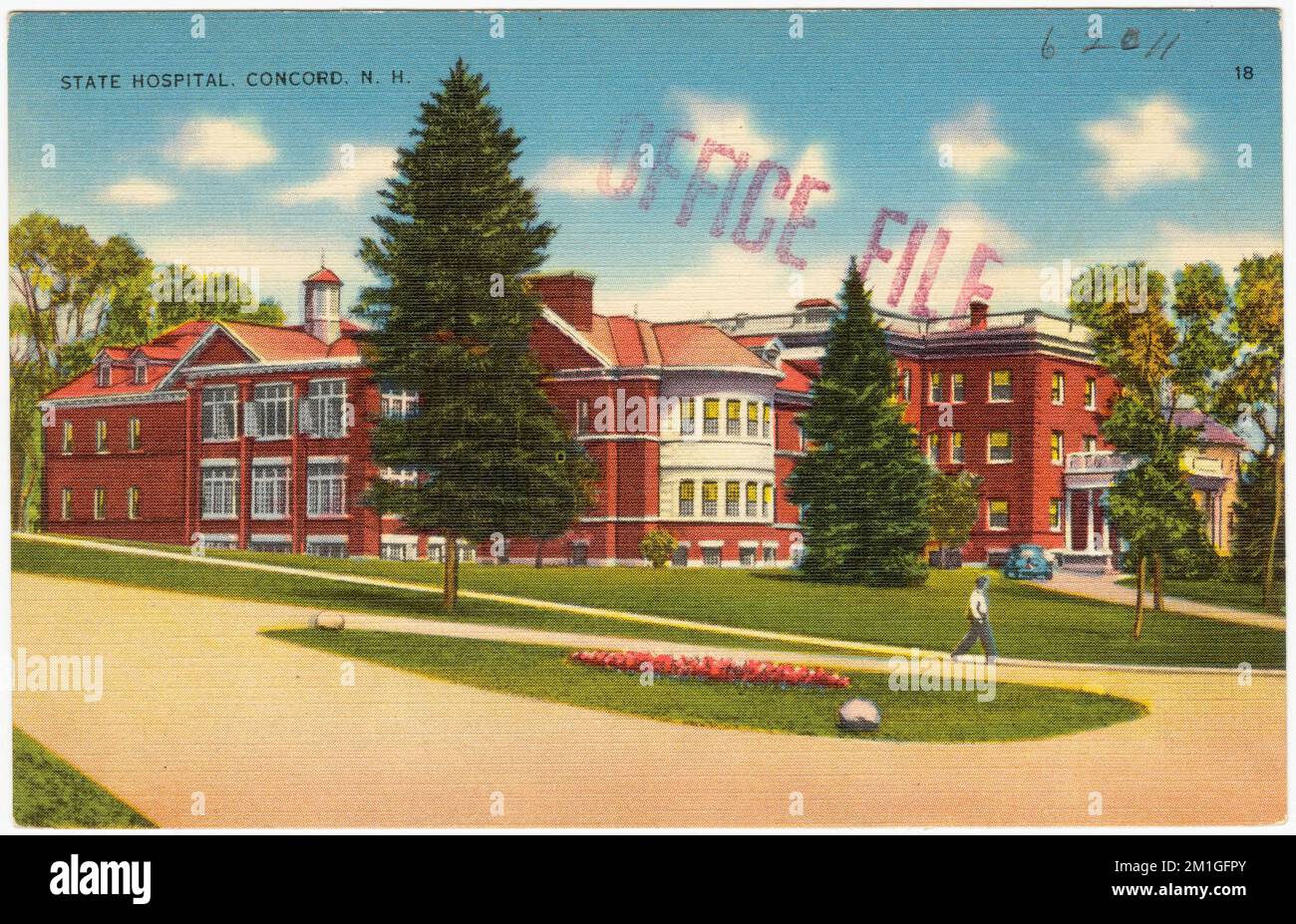 State hospital, Concord, N.H. , Hospitals, Tichnor Brothers Collection