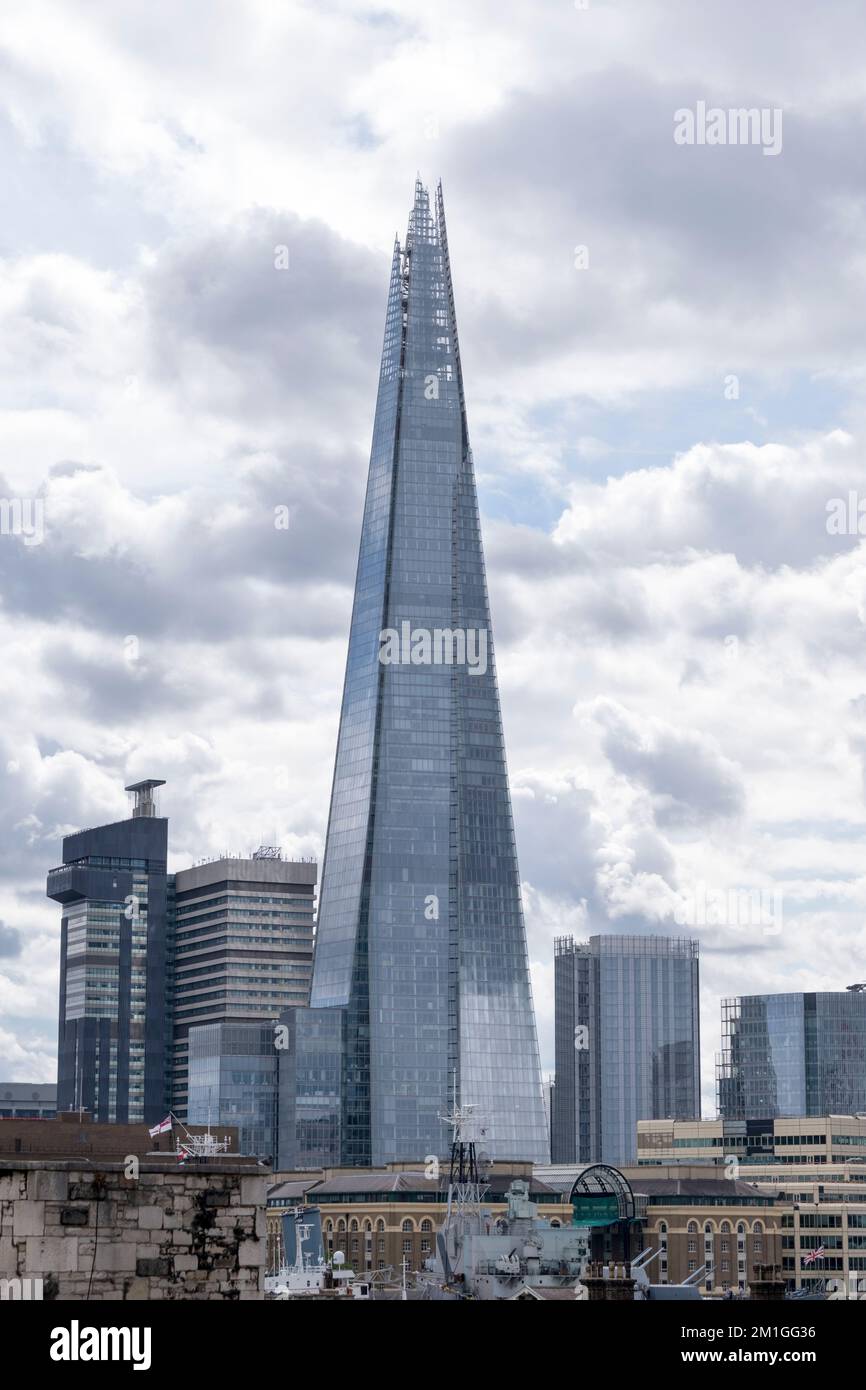 The Shard, iconic landmark in London and the tallest building in the UK. Stock Photo
