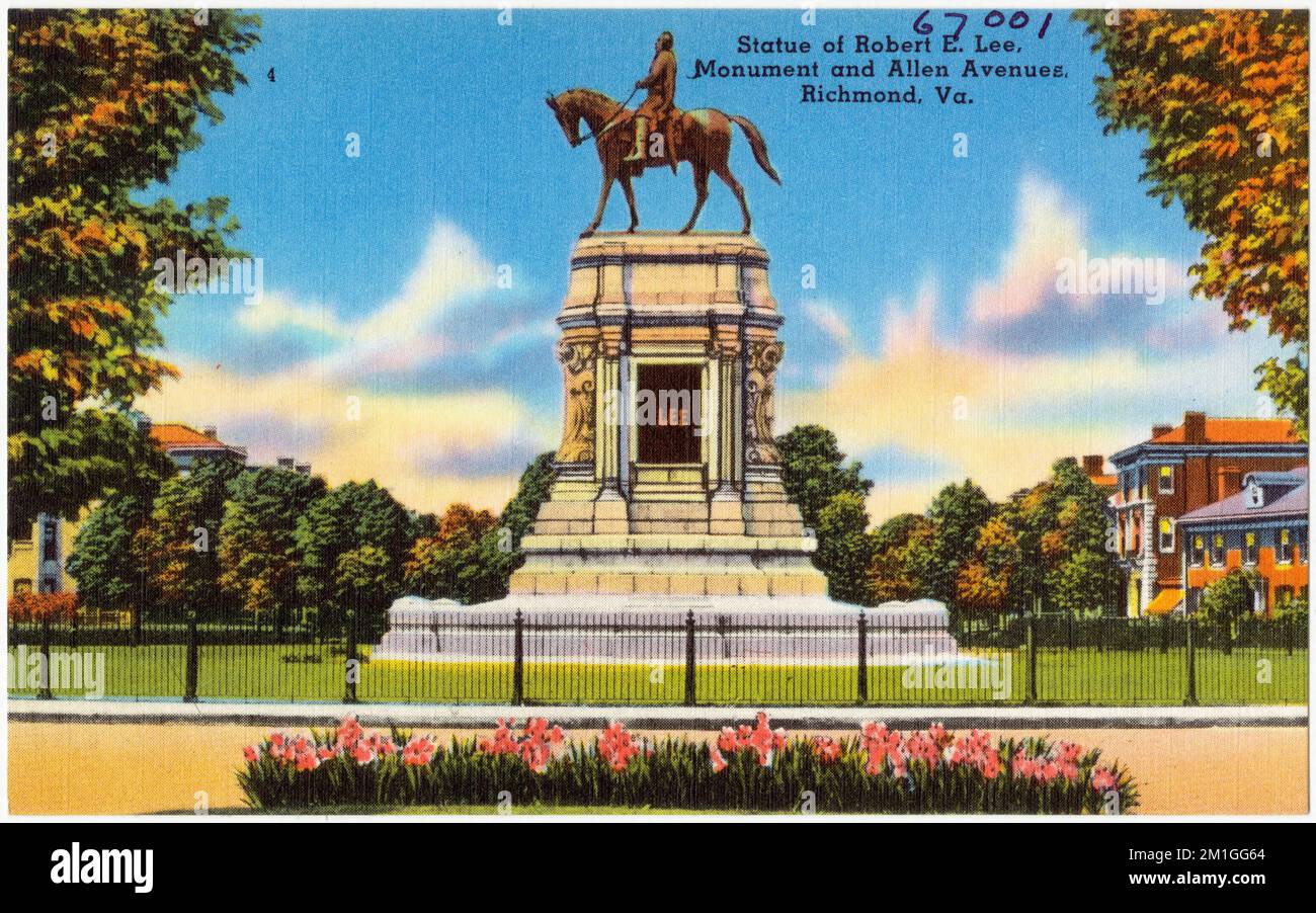 Statue of Robert E. Lee, Monument and Allen avenues, Richmond, Va