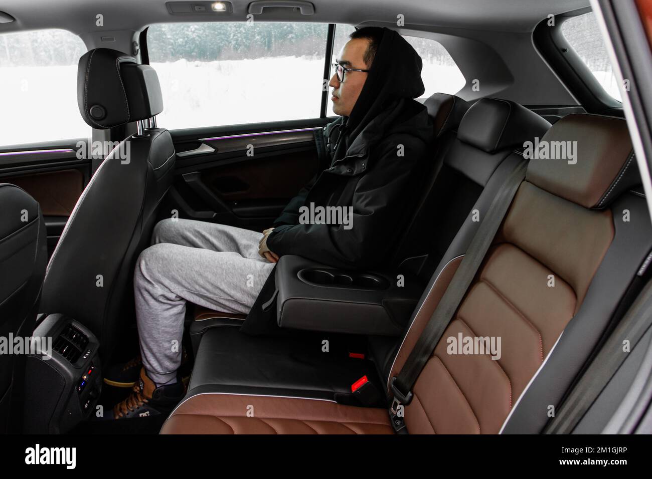 Passenger seats in modern comfortable car hi-res stock photography and  images - Page 2 - Alamy