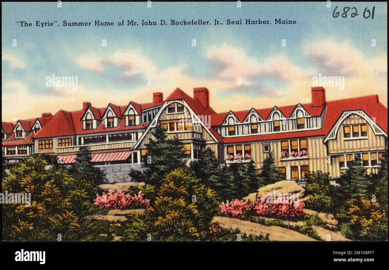 'The Eyrie', Summer Home of Mr. John D. Rockefeller, Jr., Seal Harbor