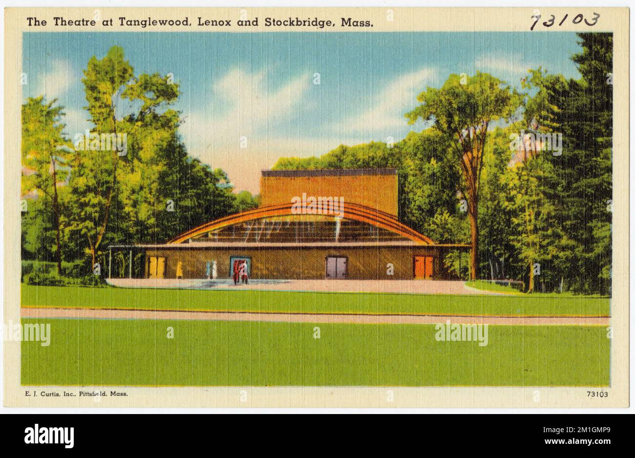 The theatre at Tanglewood, Lenox and Stockbridge, Mass. , Theaters