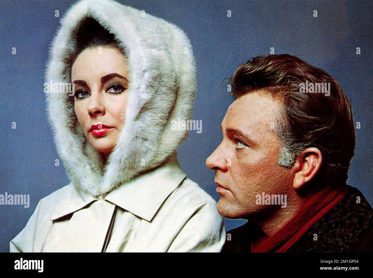 THE V.I.P.s aka Hotel International  1963 MGM film with Elizabeth Taylor and Richard Burton Stock Photo