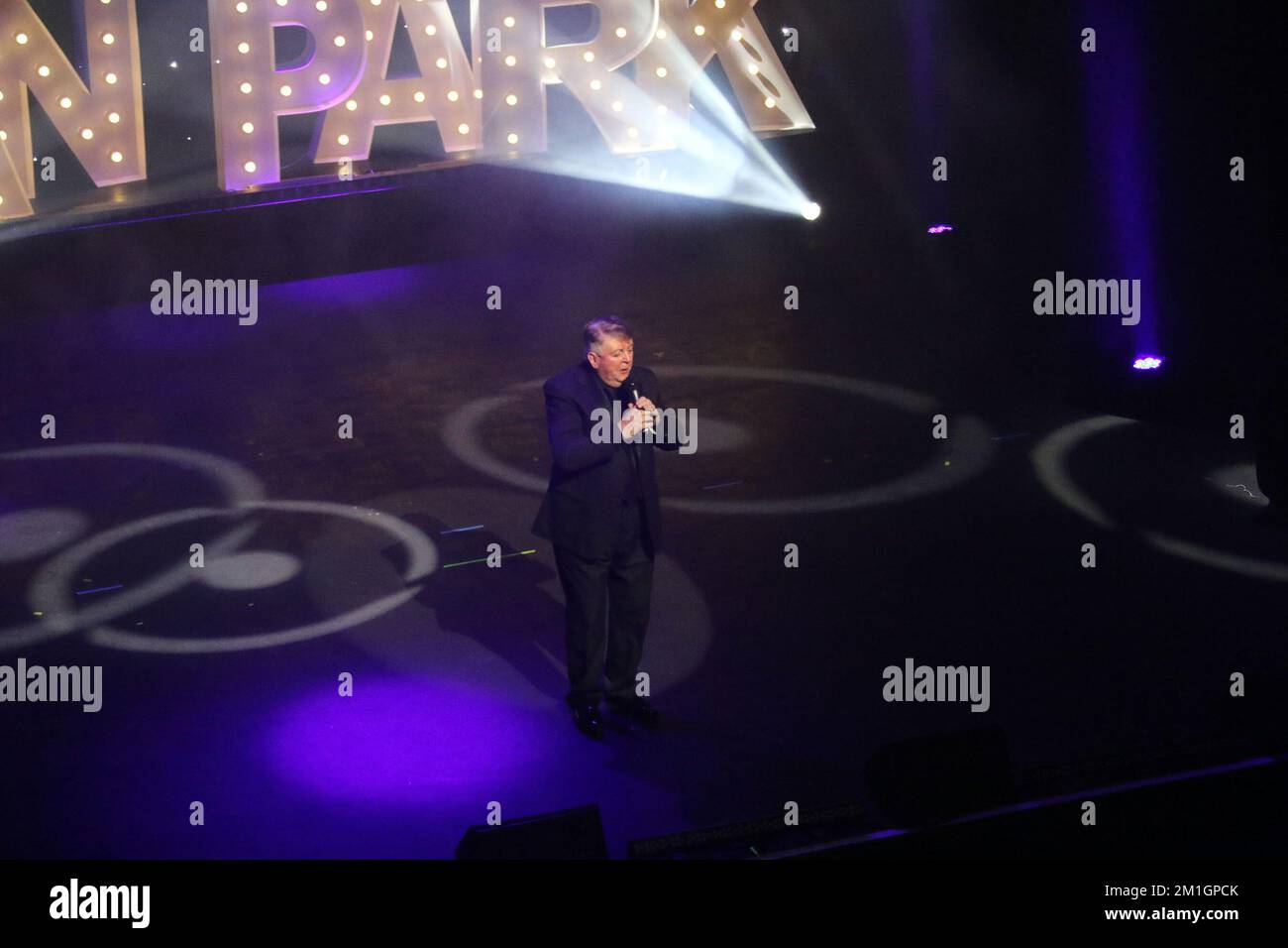 Scottish Comedian Dean Park & his wife Karen Logan entertaining at the ...