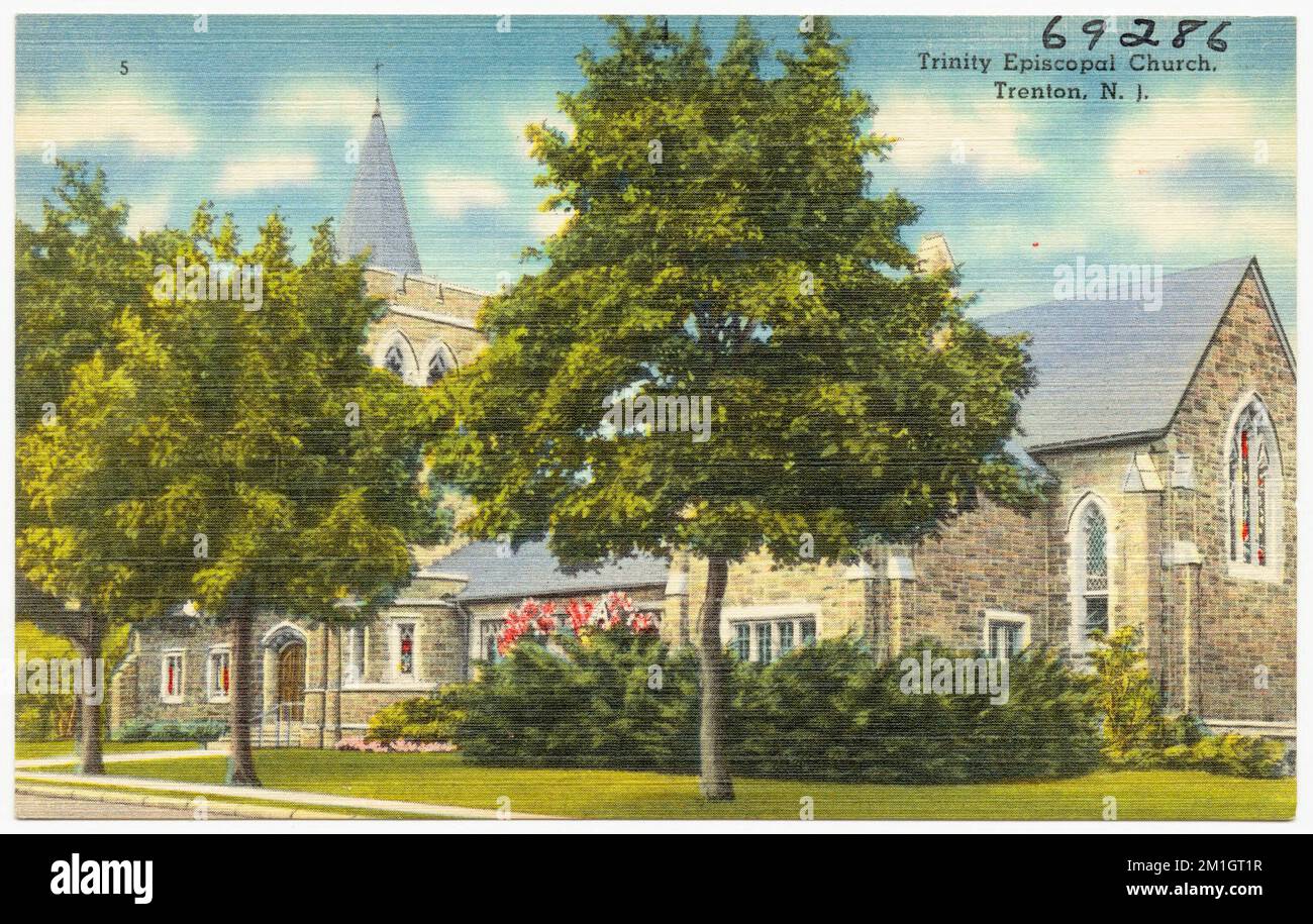 Trinity Episcopal Church, Trenton, N. J. , Churches, Tichnor Brothers