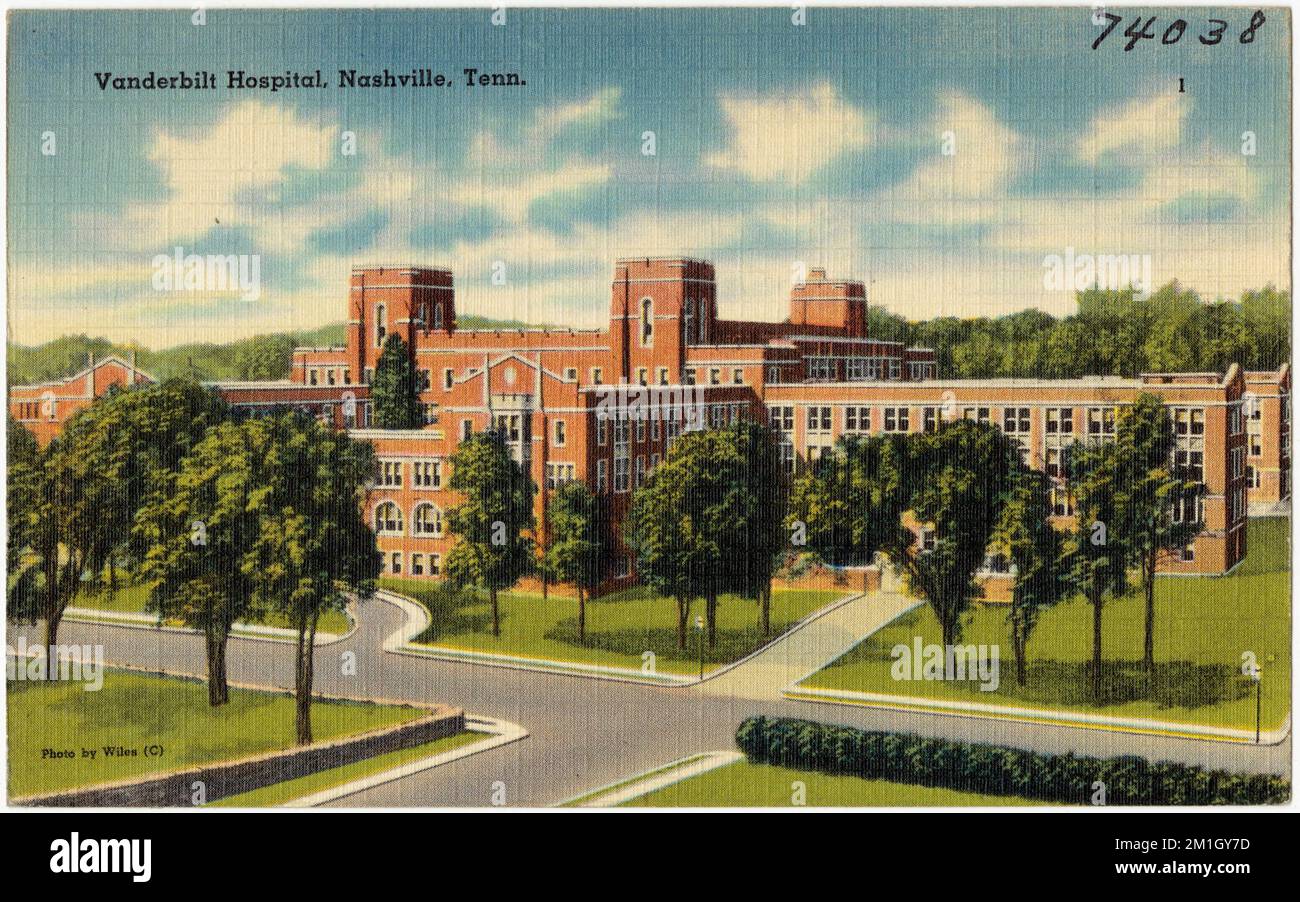 Vanderbilt Hospital, Nashville, Tenn. , Hospitals, Tichnor Brothers