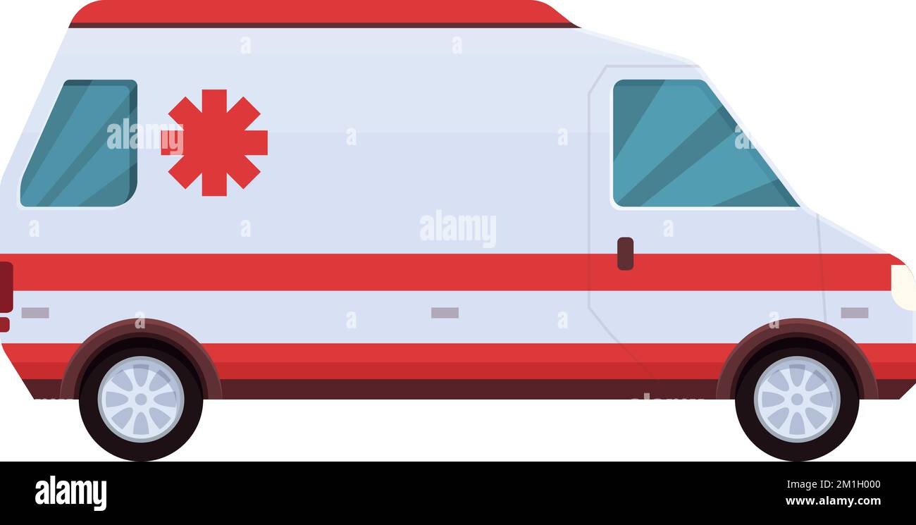 Traffic ambulance icon cartoon vector. Car emergency. Transport city