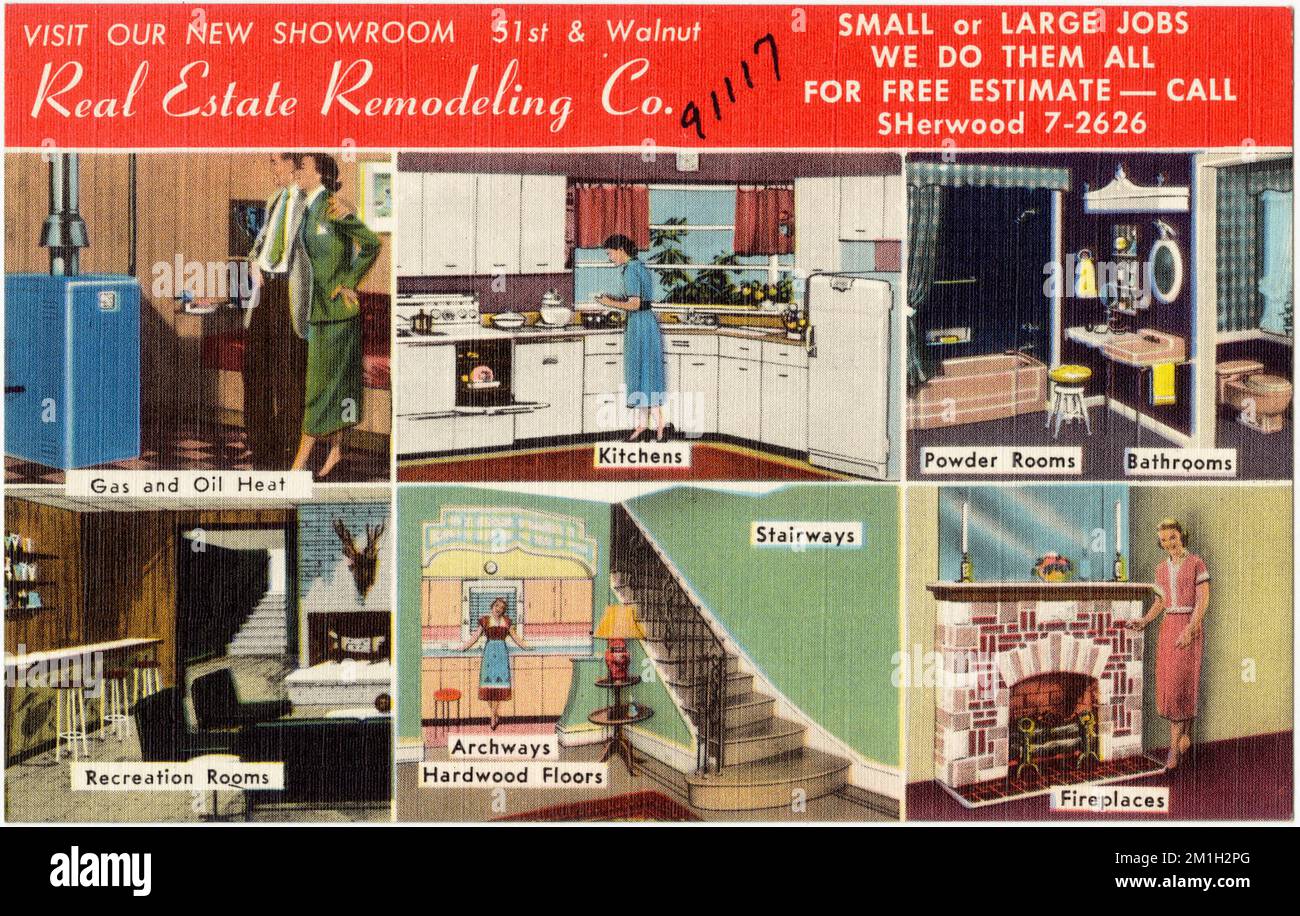 Visit our new showroom, 51st & Walnut, Real Estate Remodeling Co