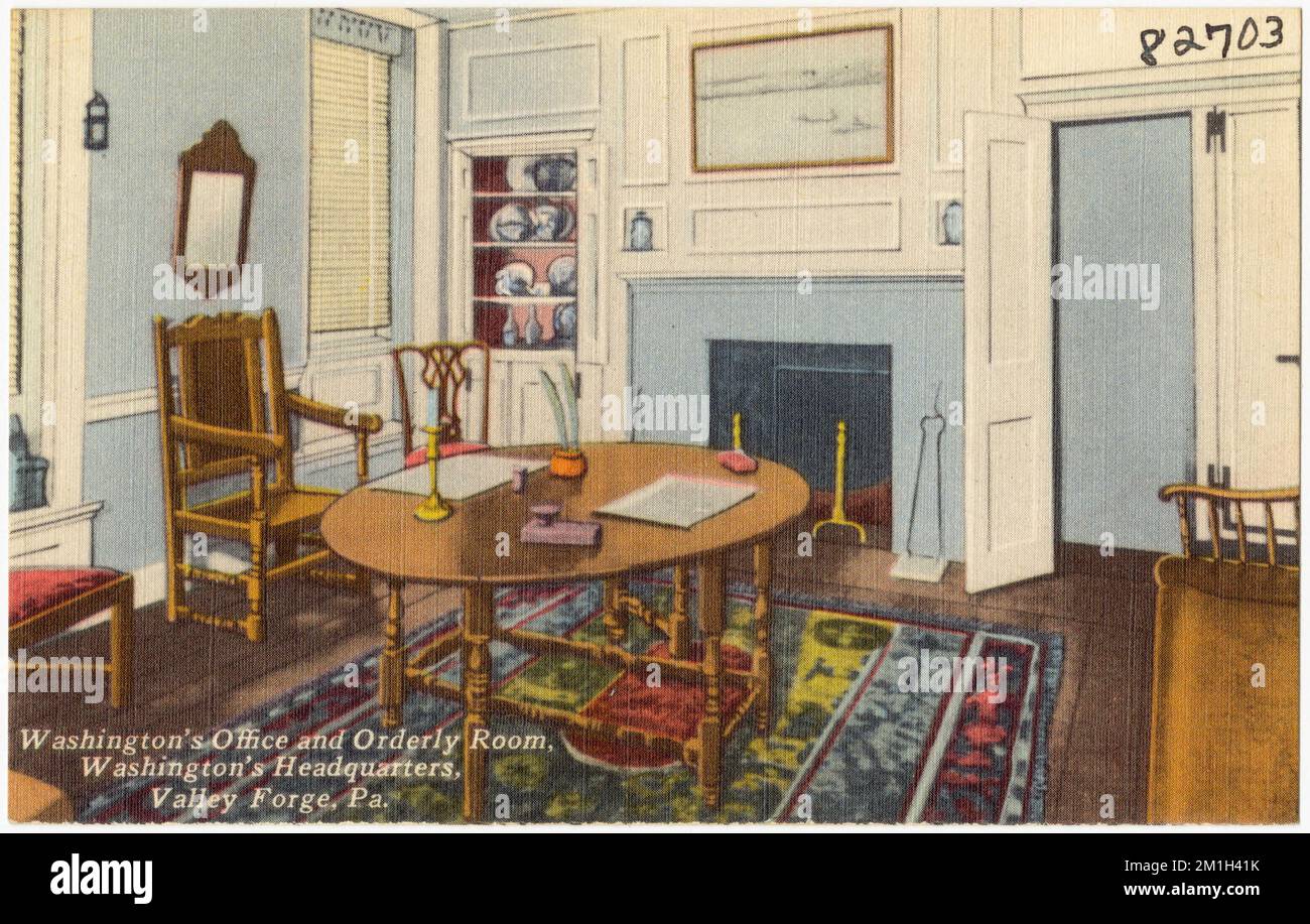 Washington's office and orderly room, Washington's Headquarters, Valley ...