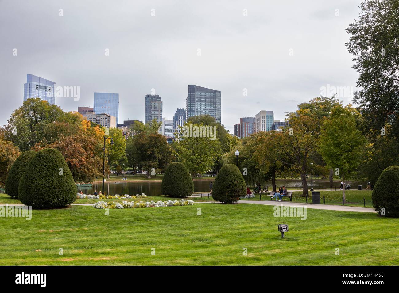 Boston Common park, Massachusetts, USA Stock Photo Alamy