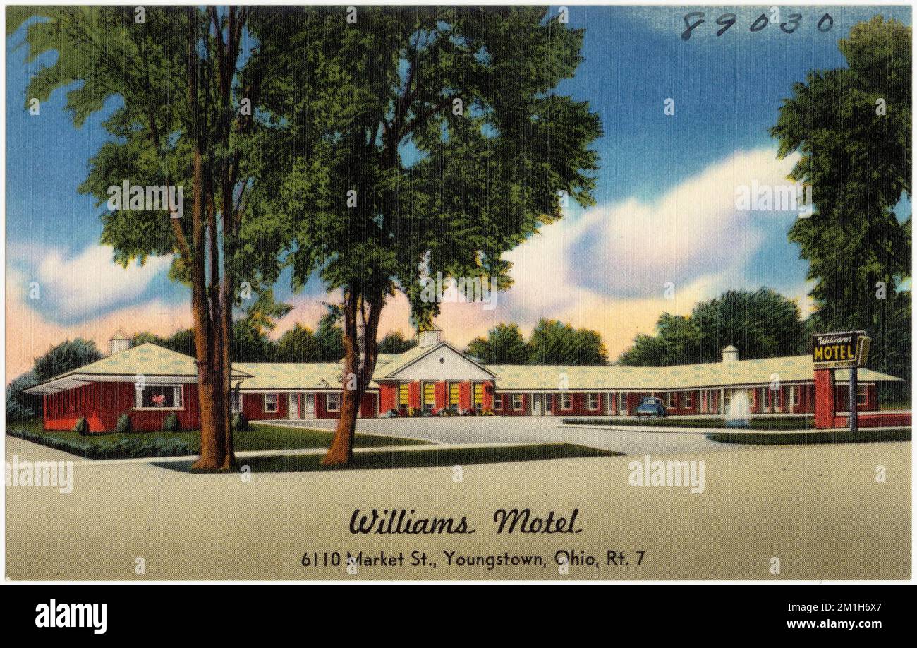 Williams Motel, 6110 Market St., Youngstown, Ohio, Rt. 7 , Motels