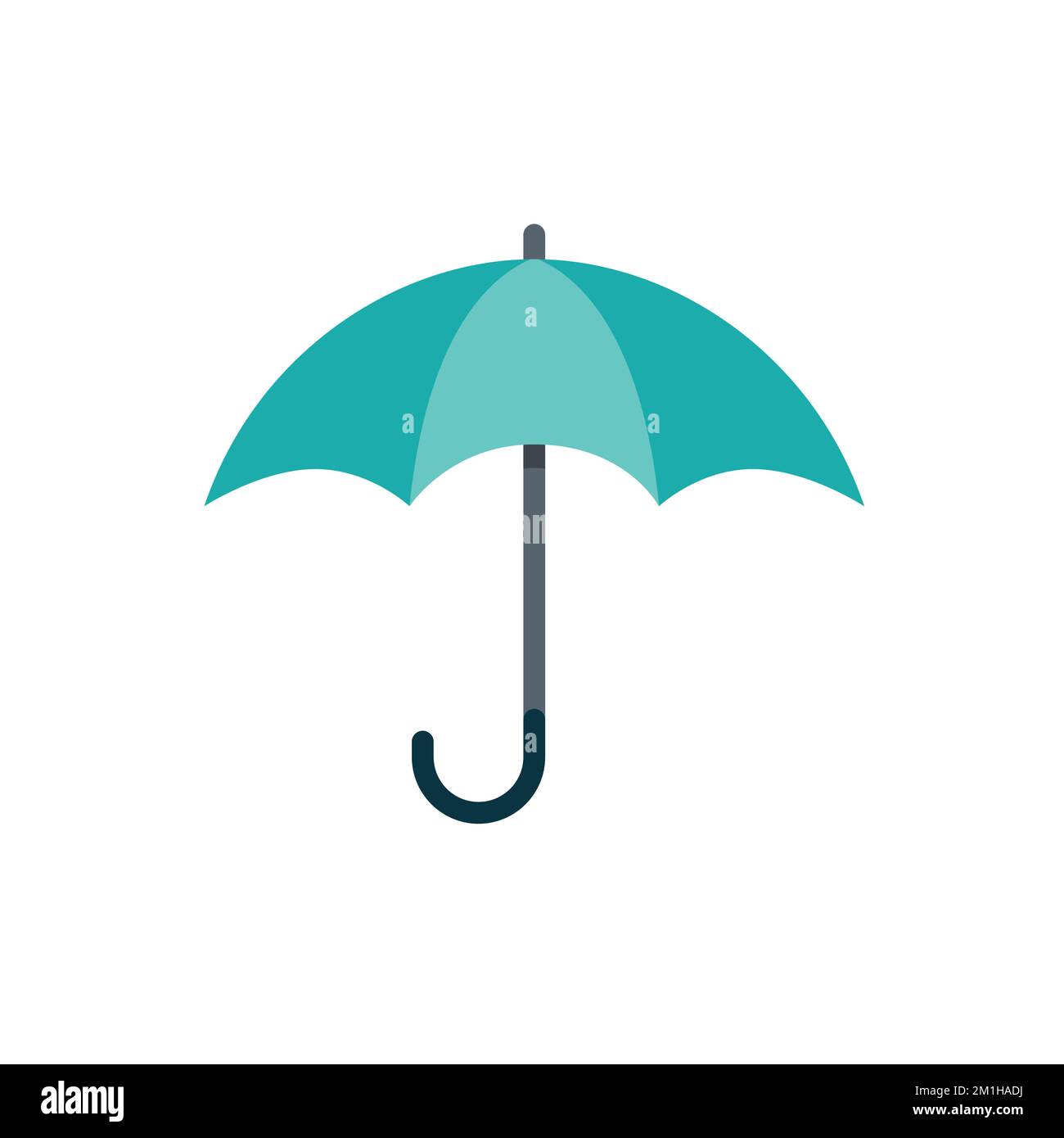 Umbrella vector flat icon. Umbrella design illustration autumn rain