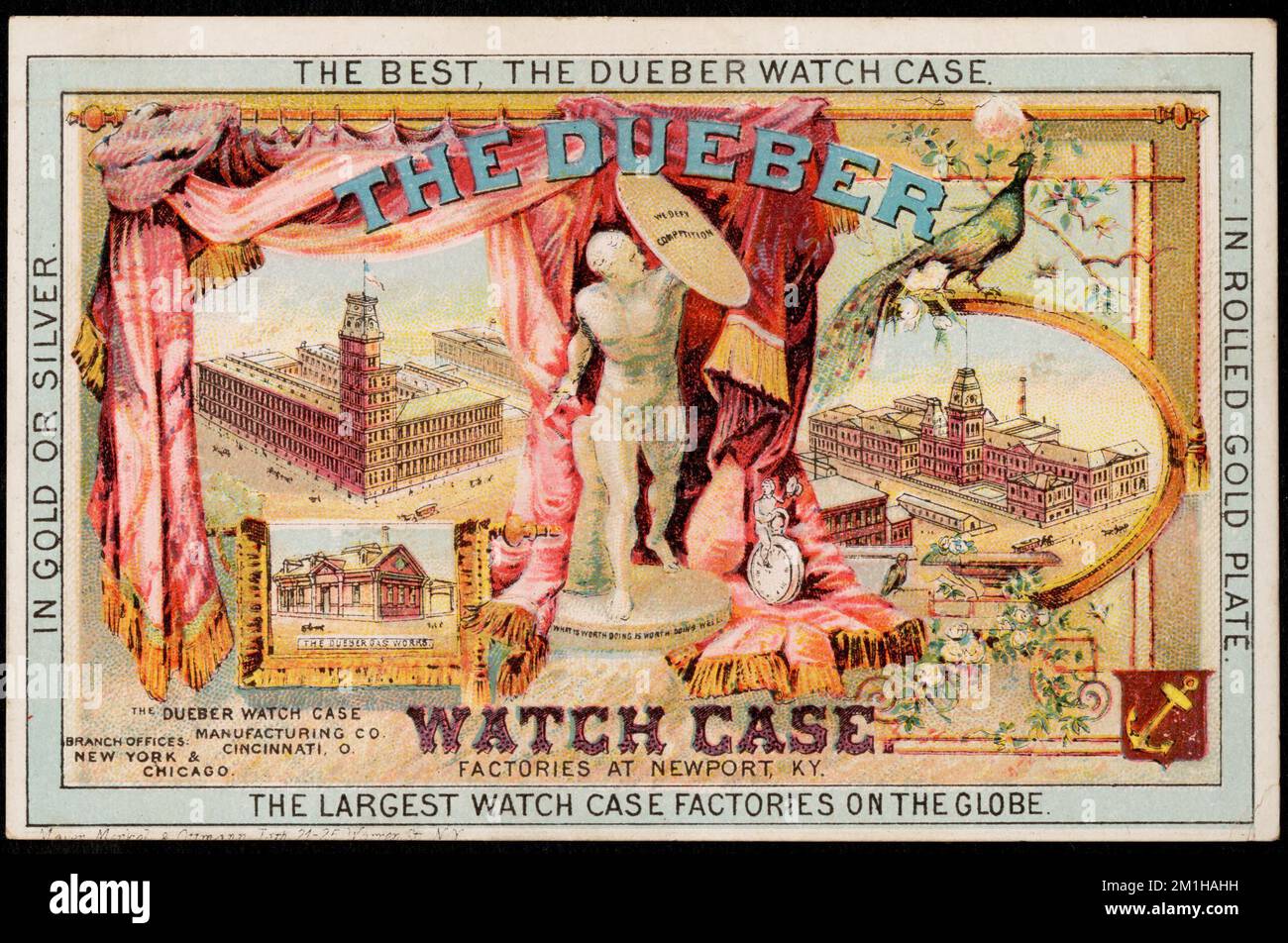 The Dueber watch case. The best, the Dueber watch case. In gold or
