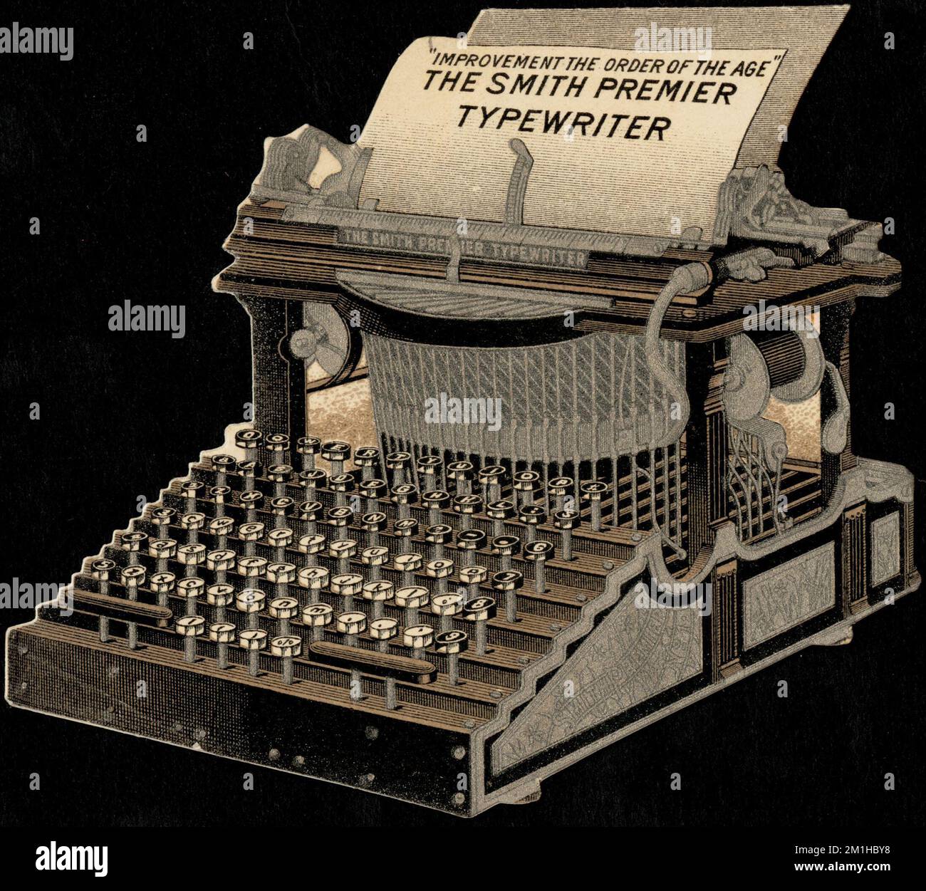 'Improvement the order of the age.' The Smith Premier typewriter