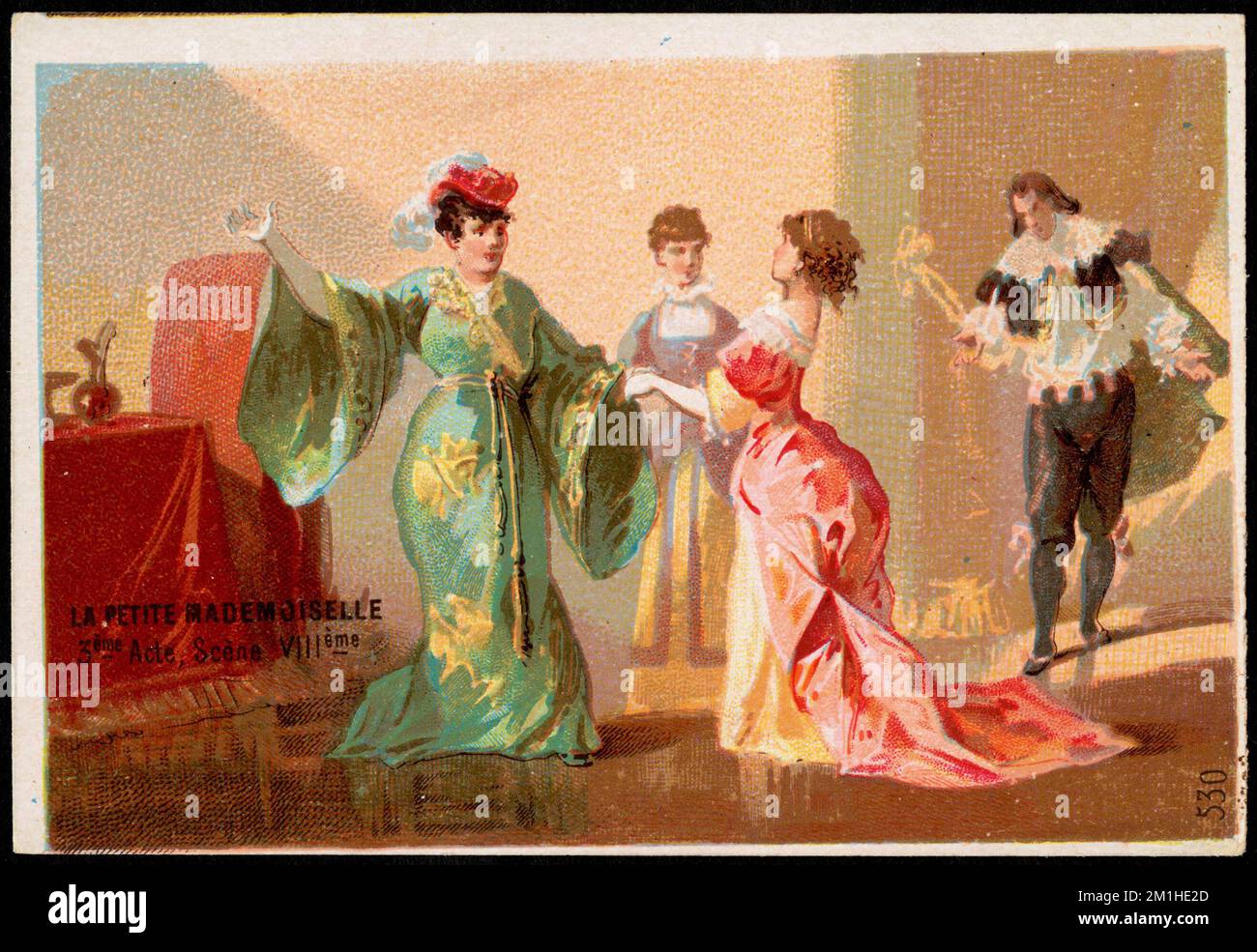 La Petite Mademoiselle, 3eme acte, scene VIIIeme , Adults, Theatrical