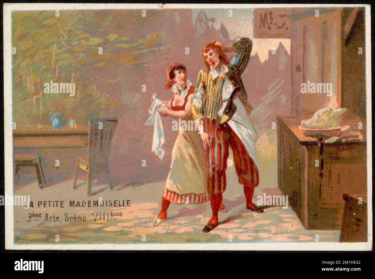 La Petite Mademoiselle, 2eme acte, scene VIIIeme , Adults, Theatrical