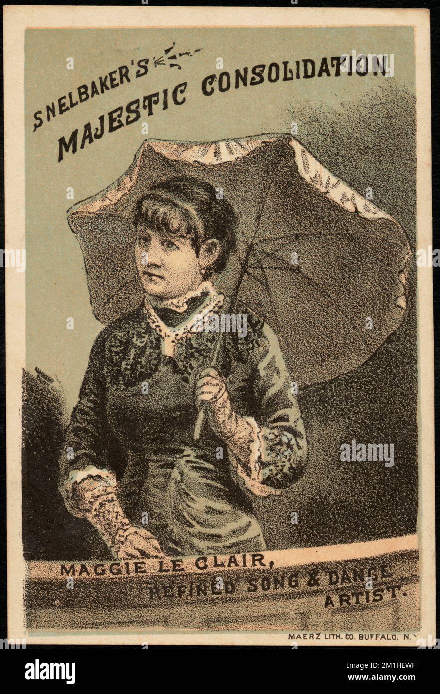 Snelbacker's Majestic Consolidation. Maggie Le Clair, refined song ...