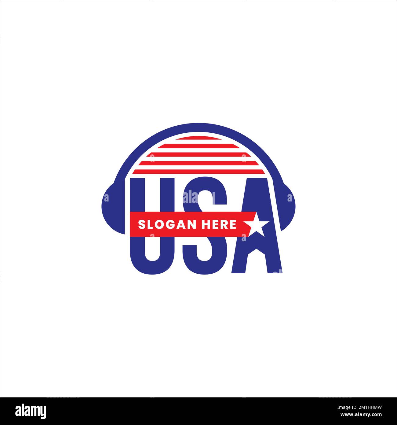 Made in the USA logo, labels and badges vector set on white background Stock Vector