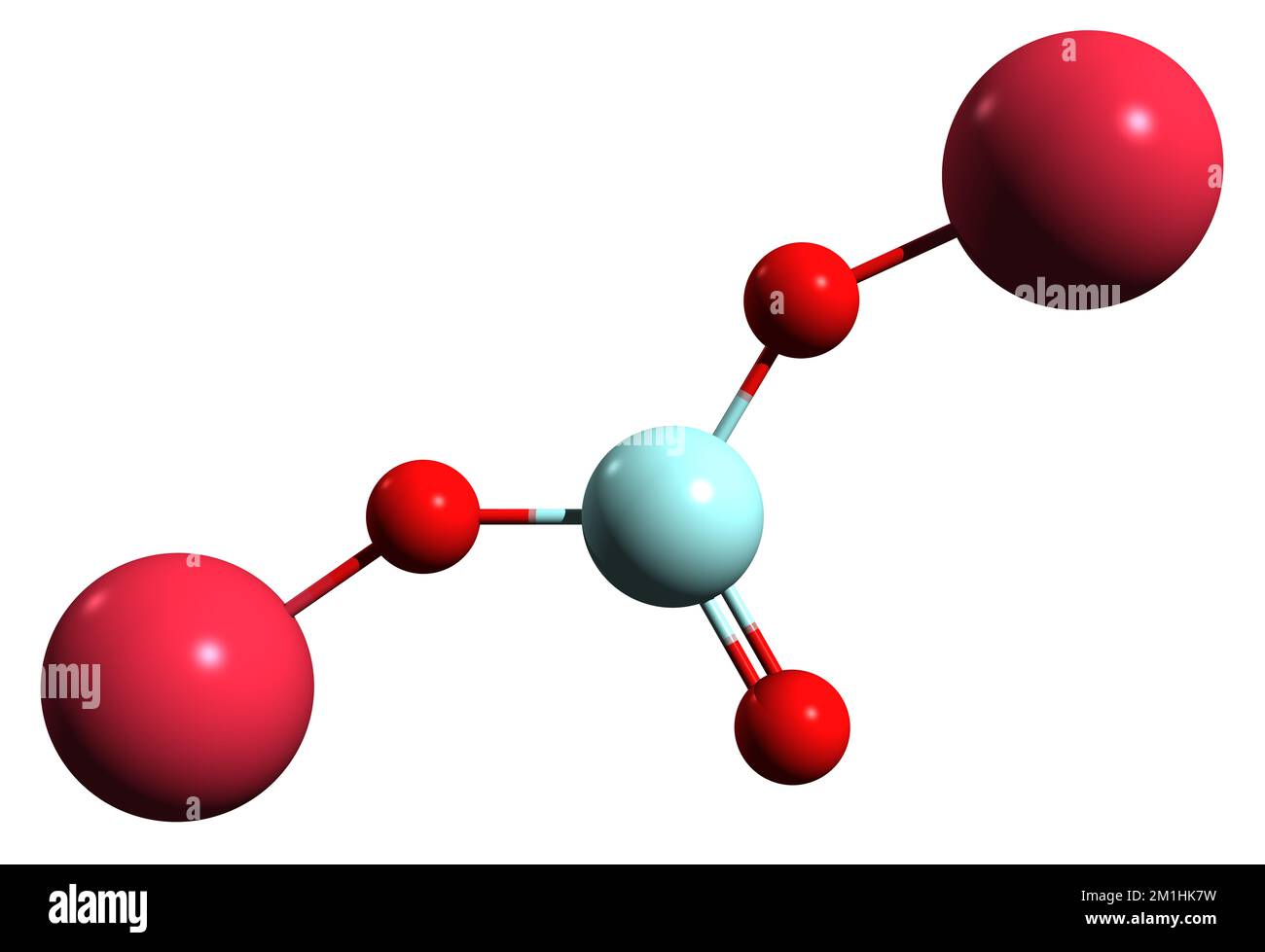 3D image of sodium silicate skeletal formula molecular chemical