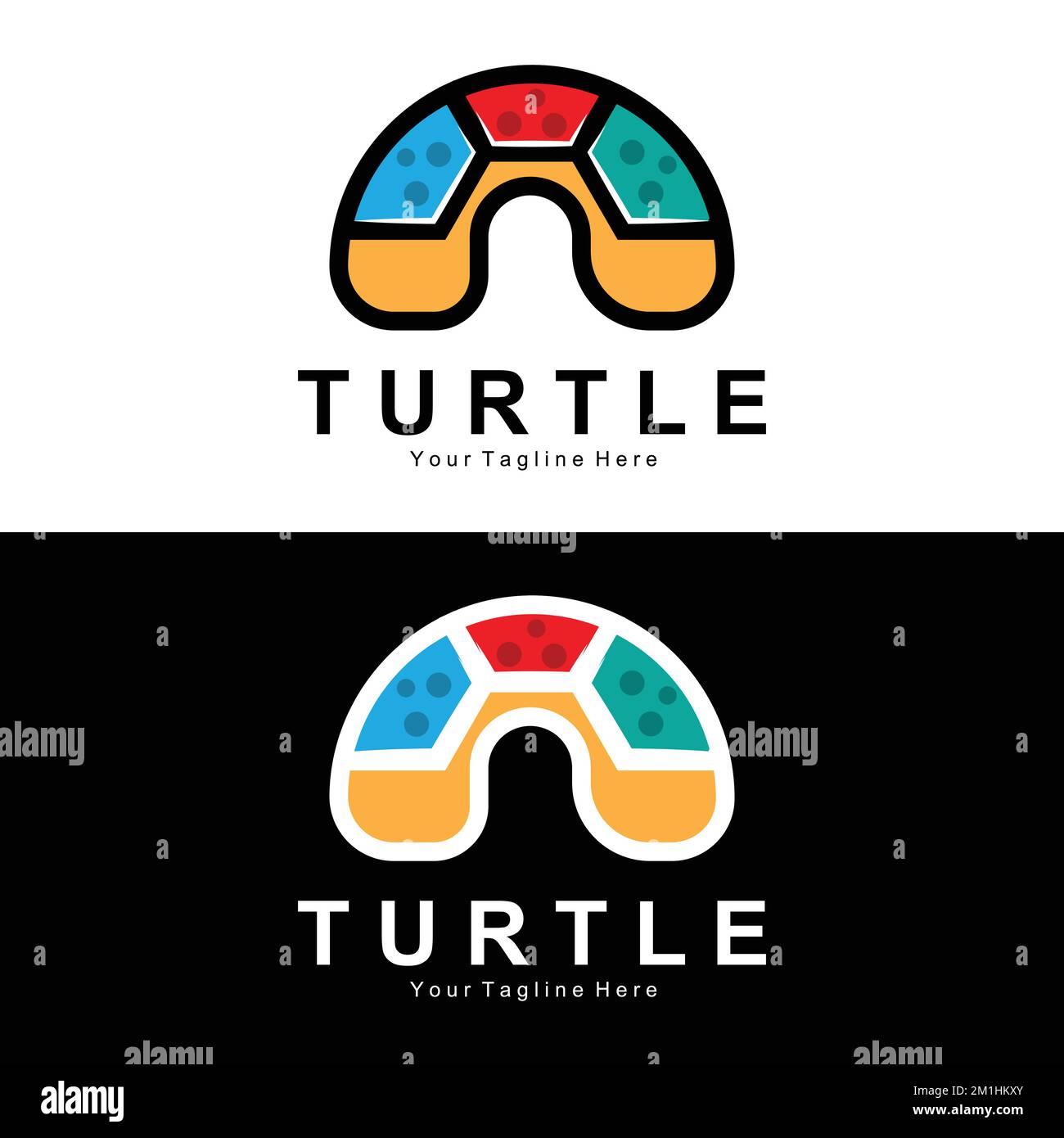 Sea Turtle Logo Design Protected Amphibian Marine Animal Icon