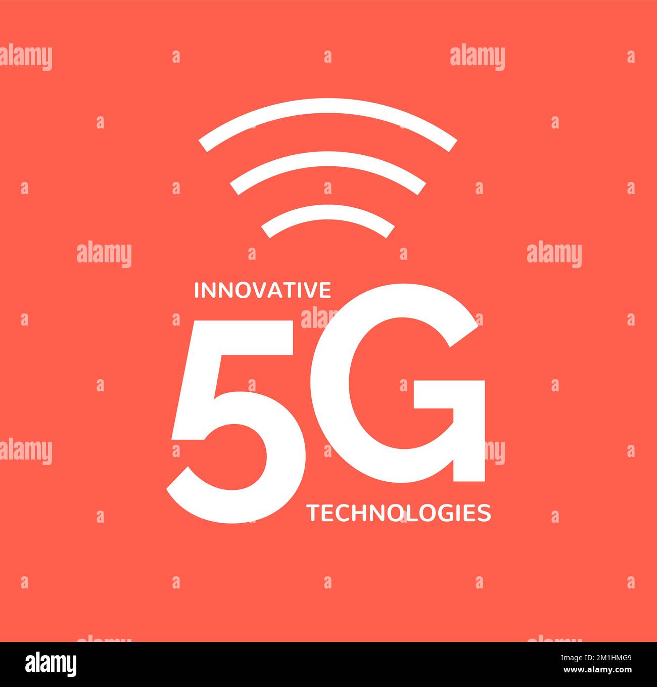 5G wireless internet connection network background. High speed 5g data communication mobile phone concept Stock Vector