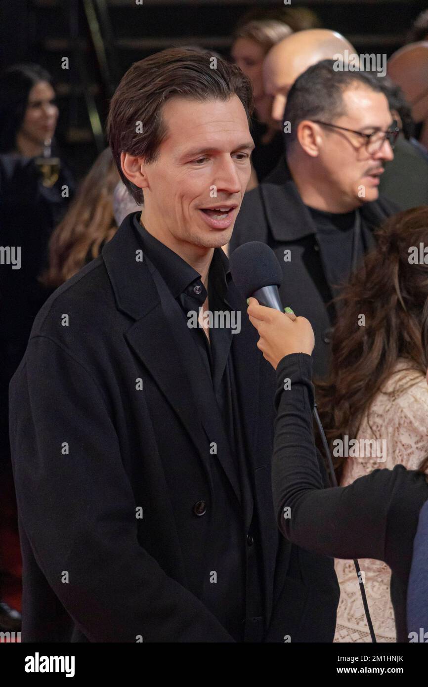 Madrid, Spain, December 12, 2022. Fredrik Wikstrom attends the premiere ...