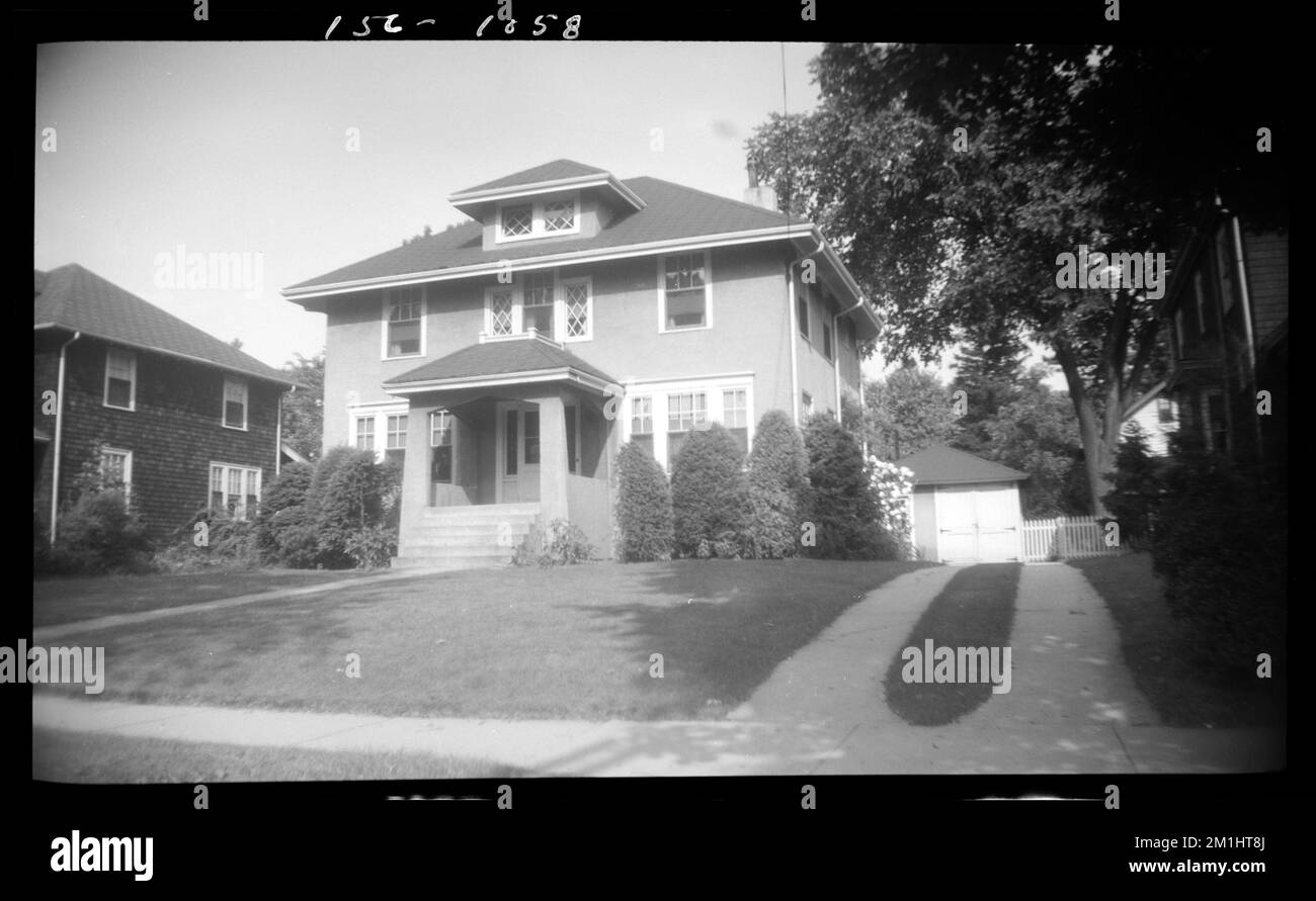 1058 Highland Ave , Houses. Needham Building Collection Stock Photo Alamy
