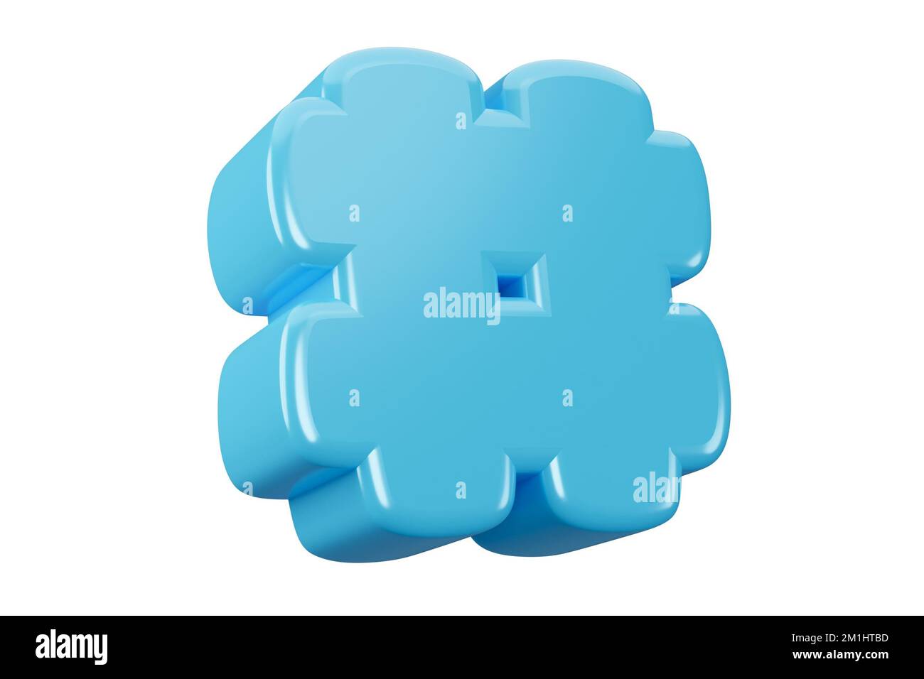 3d rendering hashtag symbol hi-res stock photography and images - Alamy