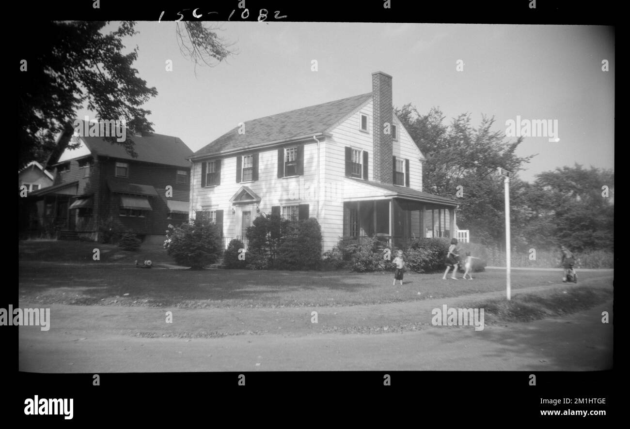 1082 Highland Ave , Houses. Needham Building Collection Stock Photo Alamy