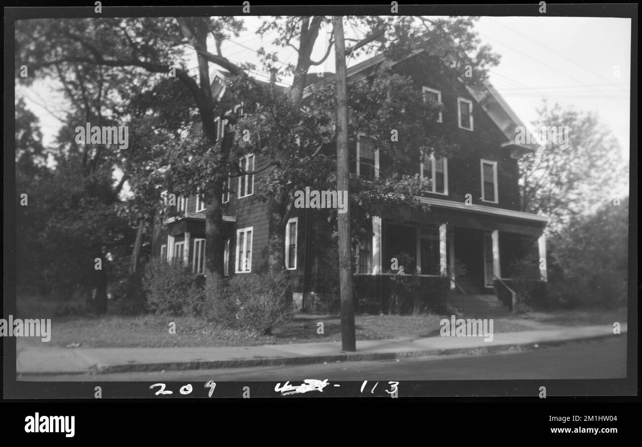 113 May St , Houses. Needham Building Collection Stock Photo Alamy