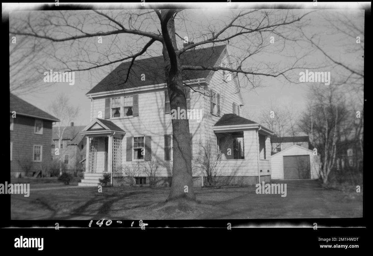 12 Greenwood Ave , Houses. Needham Building Collection Stock Photo Alamy