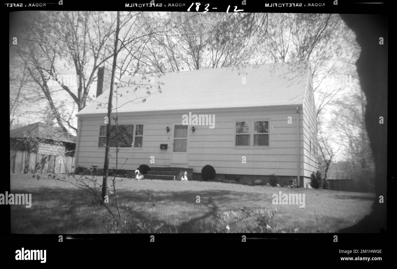 12 Kimball St , Houses. Needham Building Collection Stock Photo Alamy