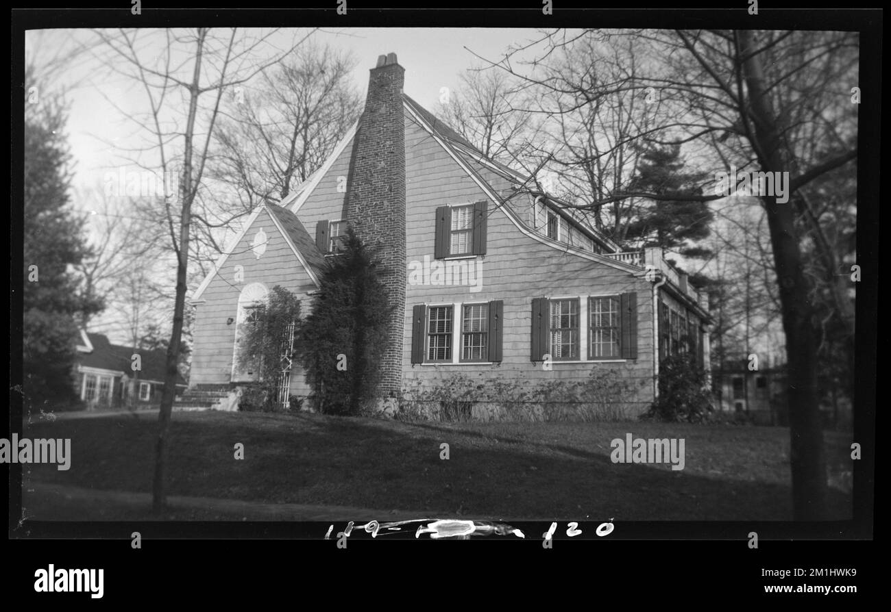 120 Garden Street , Houses. Needham Building Collection Stock Photo Alamy