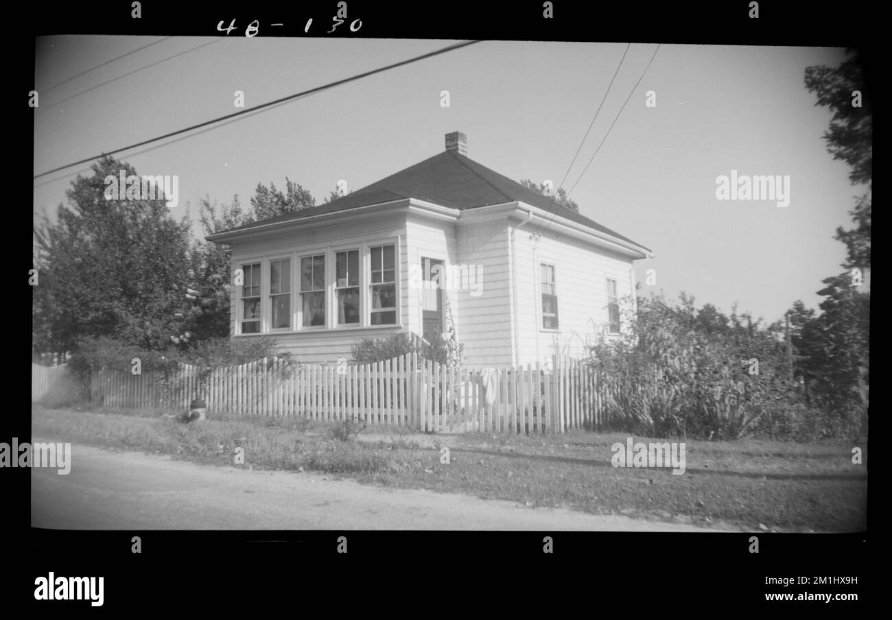 130 Central Ave , Houses. Needham Building Collection Stock Photo Alamy