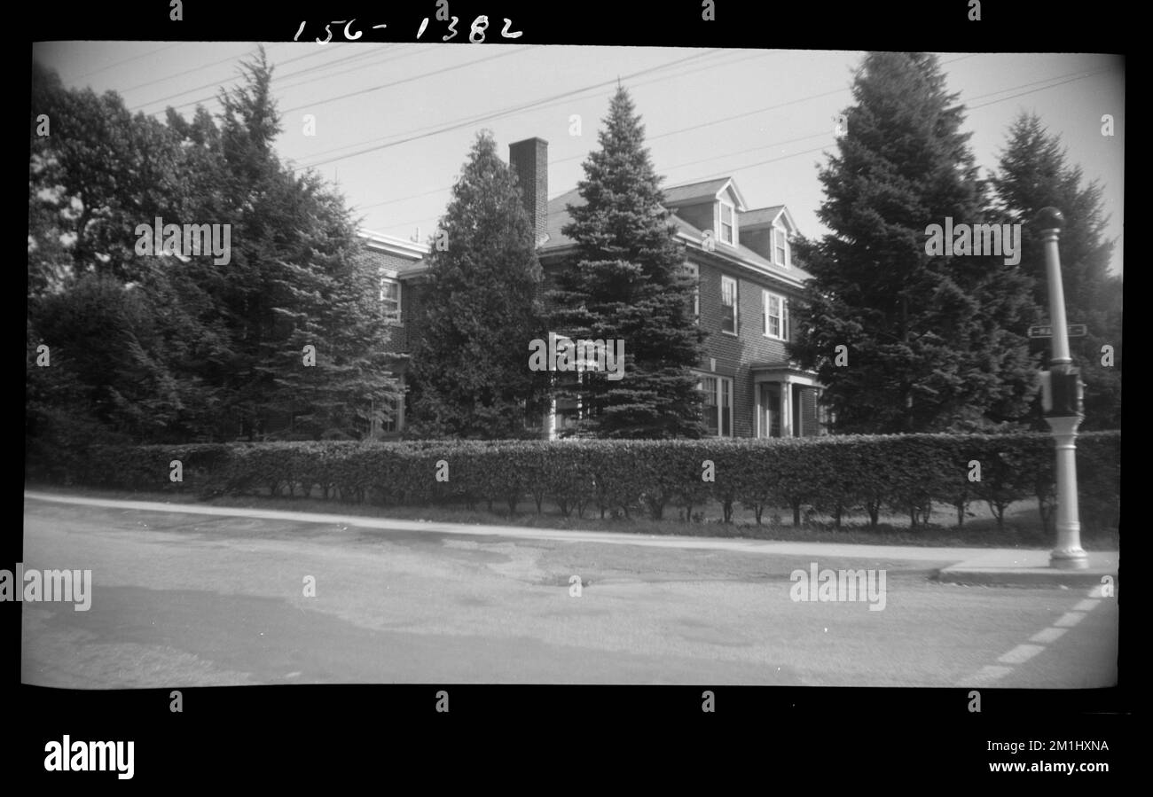 1382 Highland Ave , Houses. Needham Building Collection Stock Photo Alamy