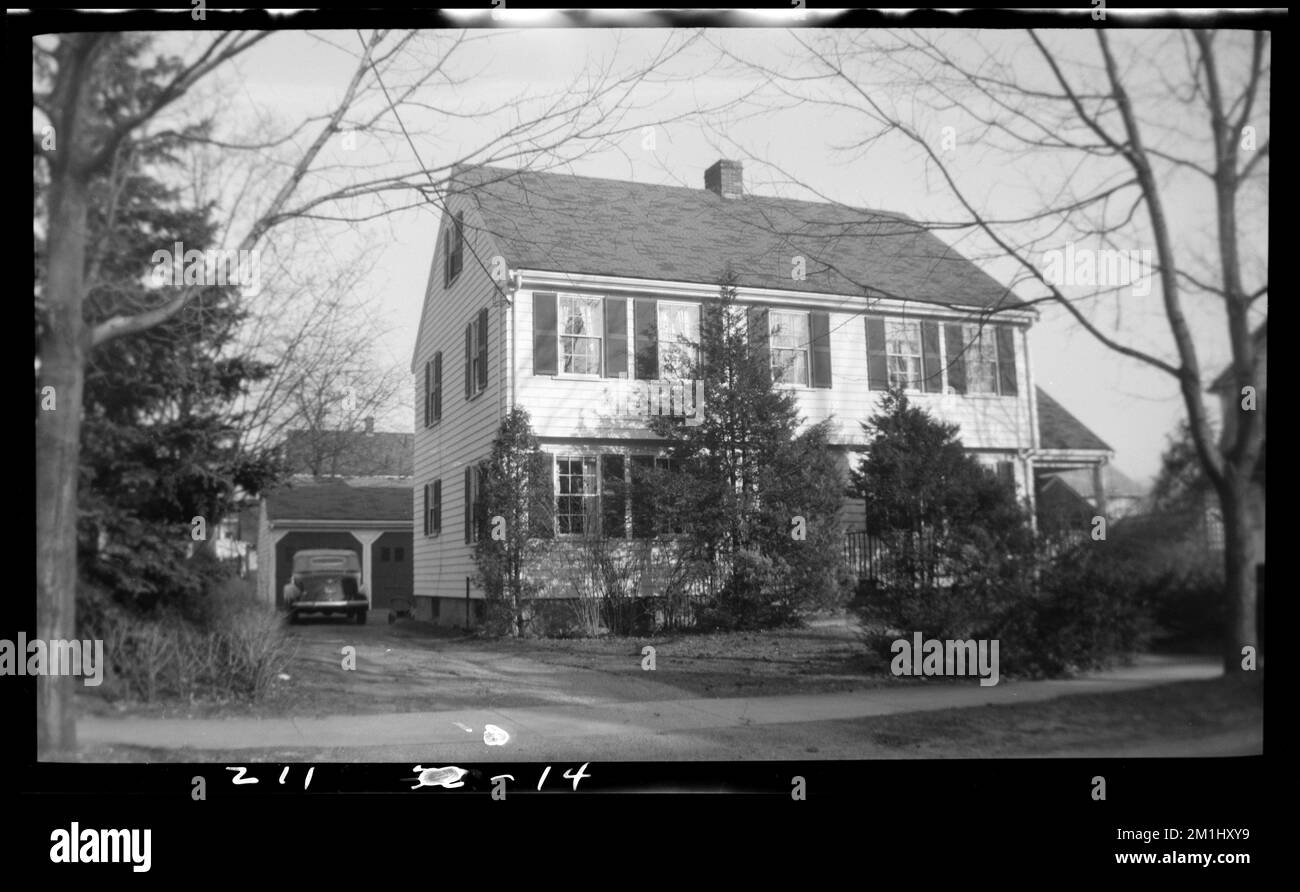 14 Mayo Ave , Houses. Needham Building Collection Stock Photo Alamy
