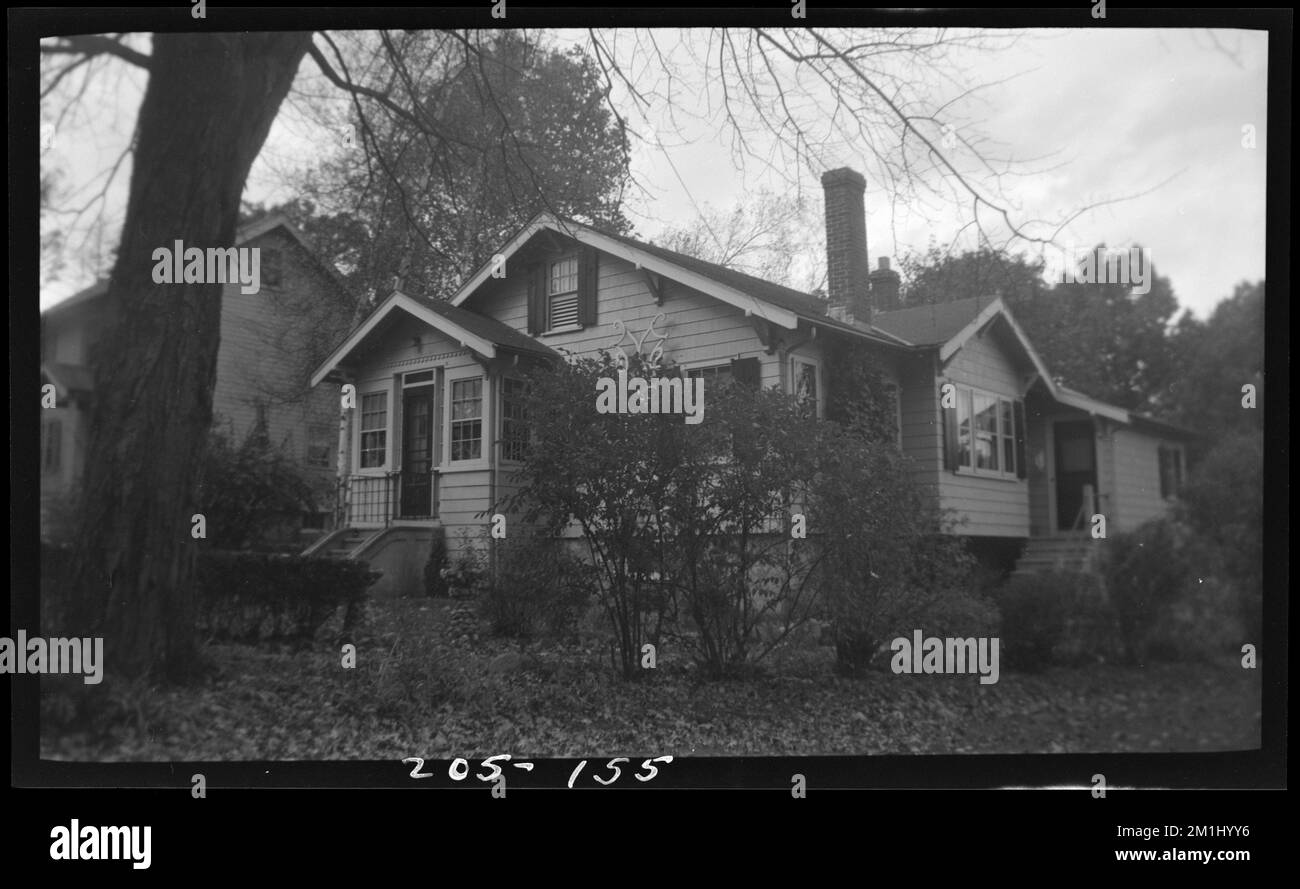 155 Marked Tree Rd , Houses. Needham Building Collection Stock Photo