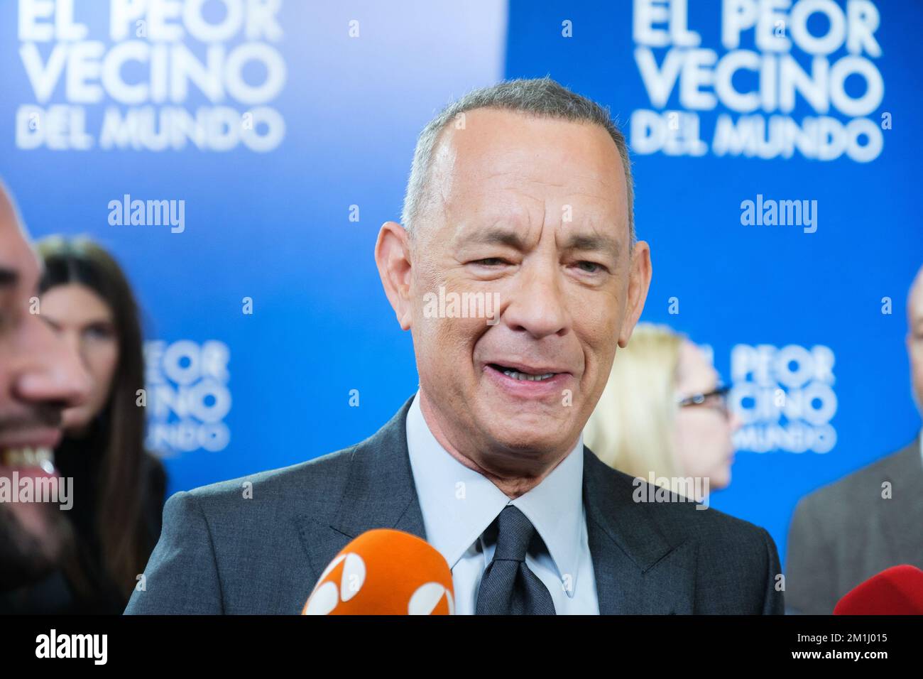 Madrid, Spain. 12th Dec, 2022. US actor Tom Hanks attends the premiere