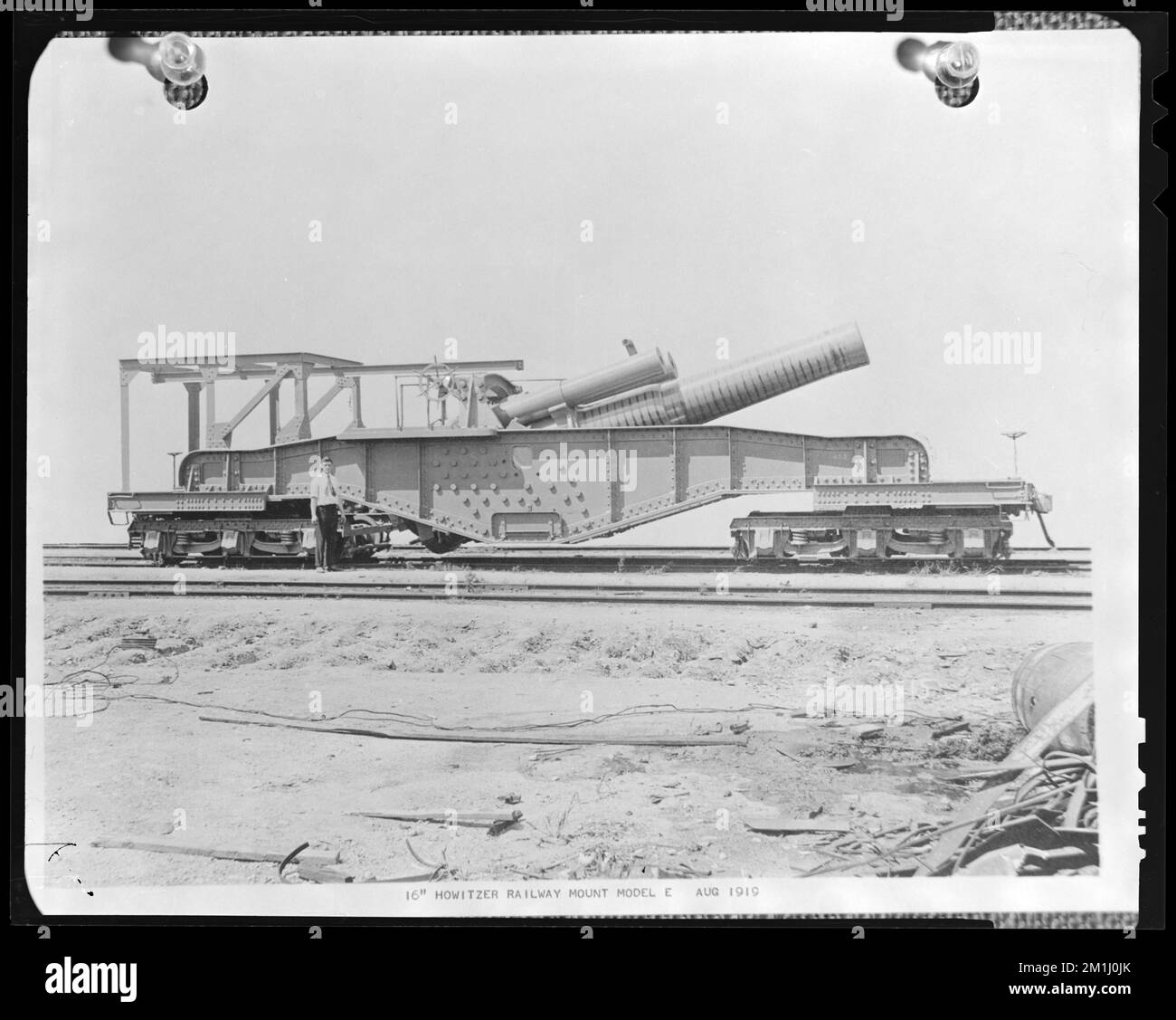 16' howitzer railway mount model E , Artillery Weaponry, Howitzers