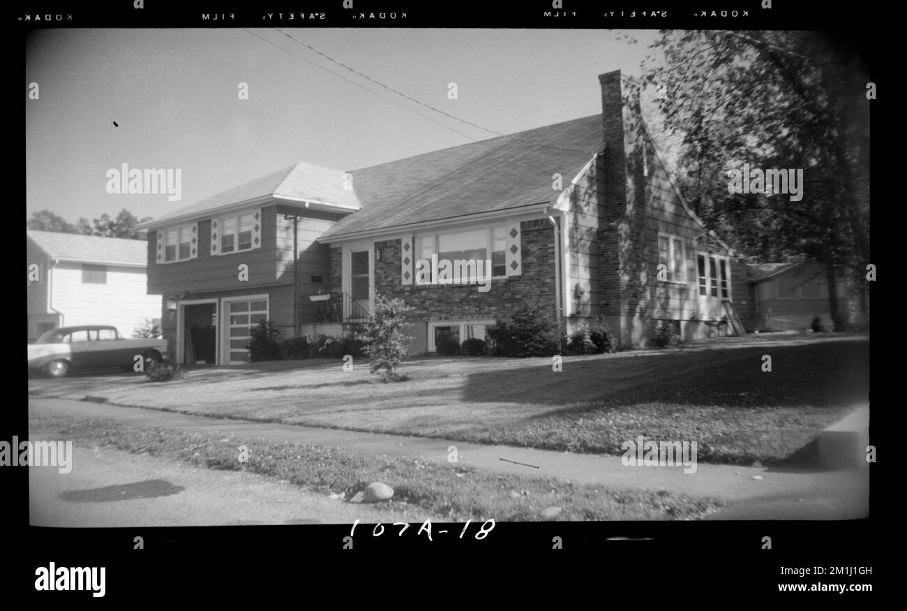 18 Fay Lane , Houses. Needham Building Collection Stock Photo Alamy